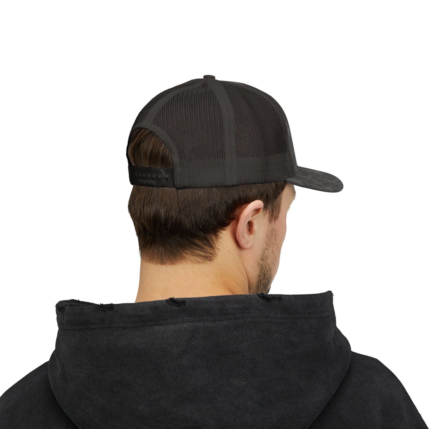 Embroidered 'Z' Snapback Trucker Cap — Vintage Monogram Initial Hat