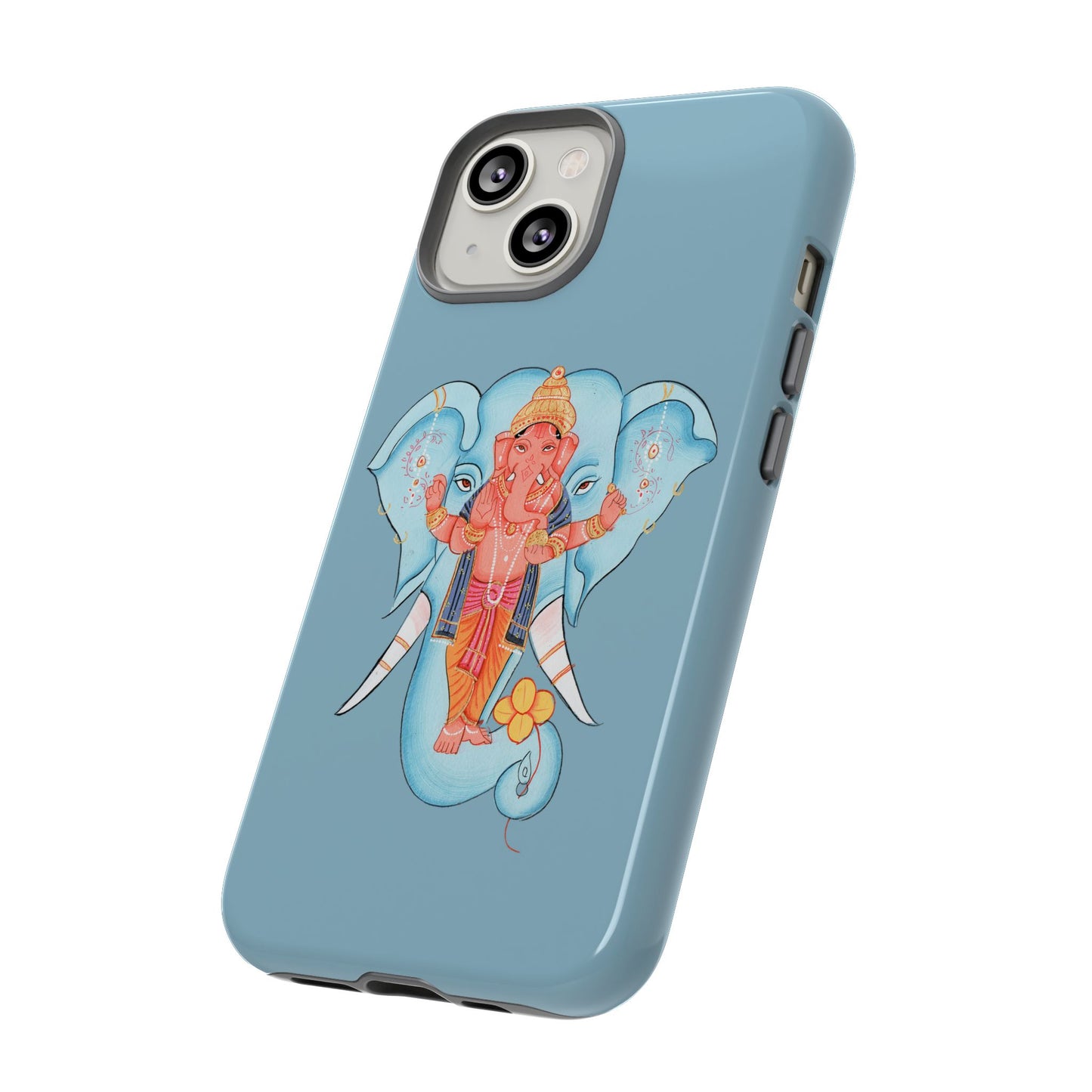 Tough Cases: Ganesh-Inspired Phone Case, Bohemian Phone Cover, Hindu Art Accessory, Festival Gift, Protective Phone Shell