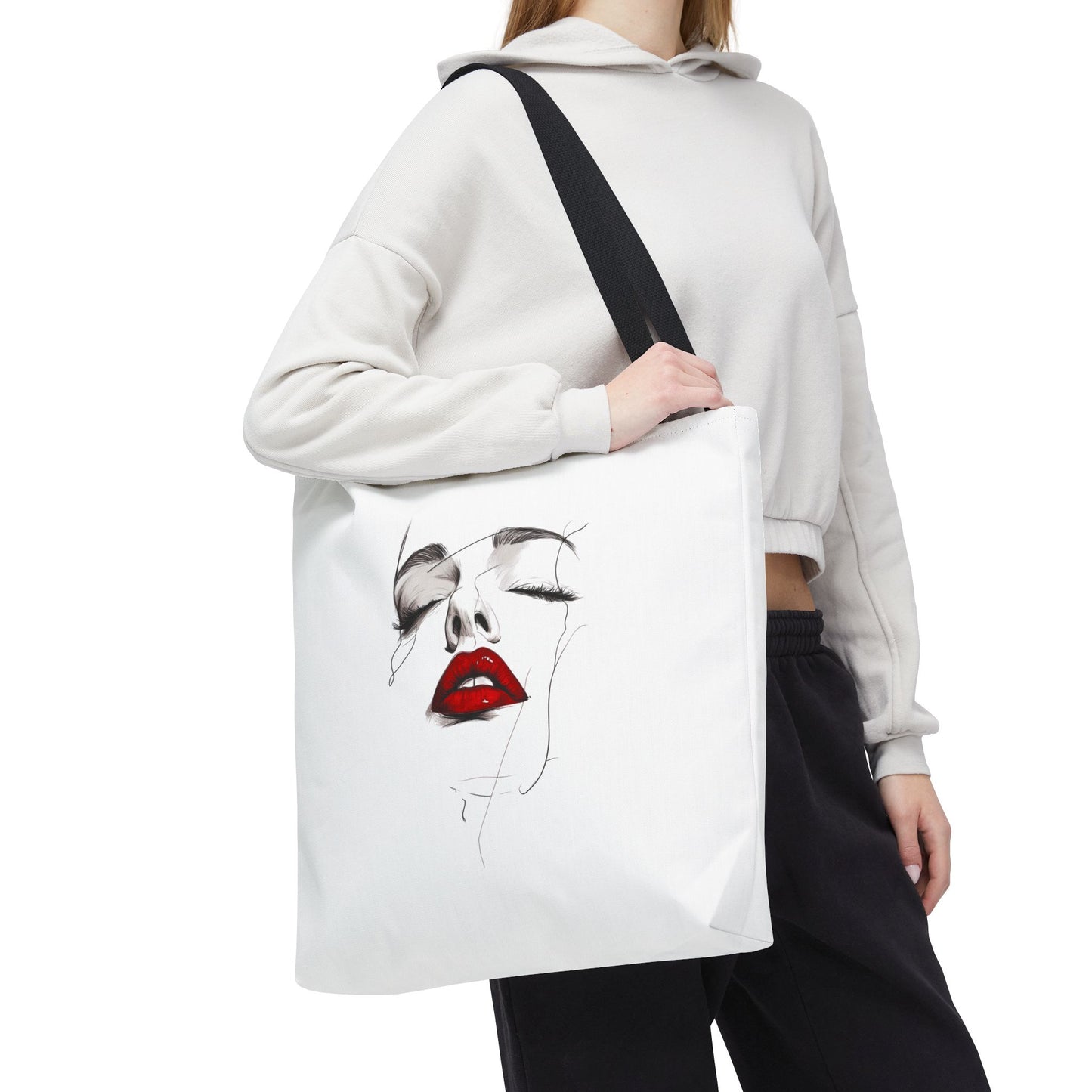Chic Art Tote Bag, Fashion Tote, Stylish Handbag, Unique Gift, Art Lover’s Bag, Everyday Essentials, Casual Accessory