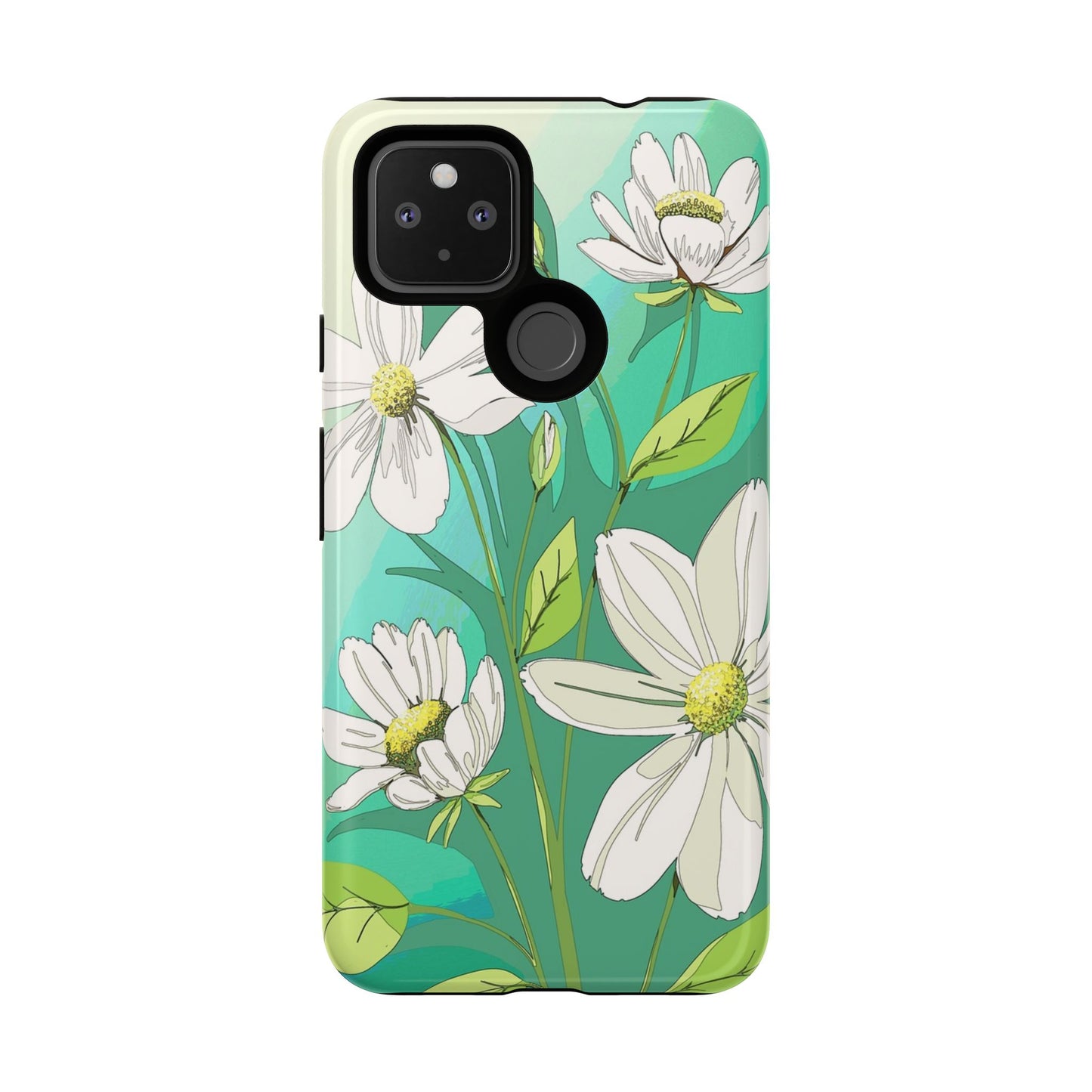 Floral Phone Case, Tough Cases, Flower Design, Nature Inspired, Eco-Friendly Cover, Unique Gift for Her, Spring Accessories