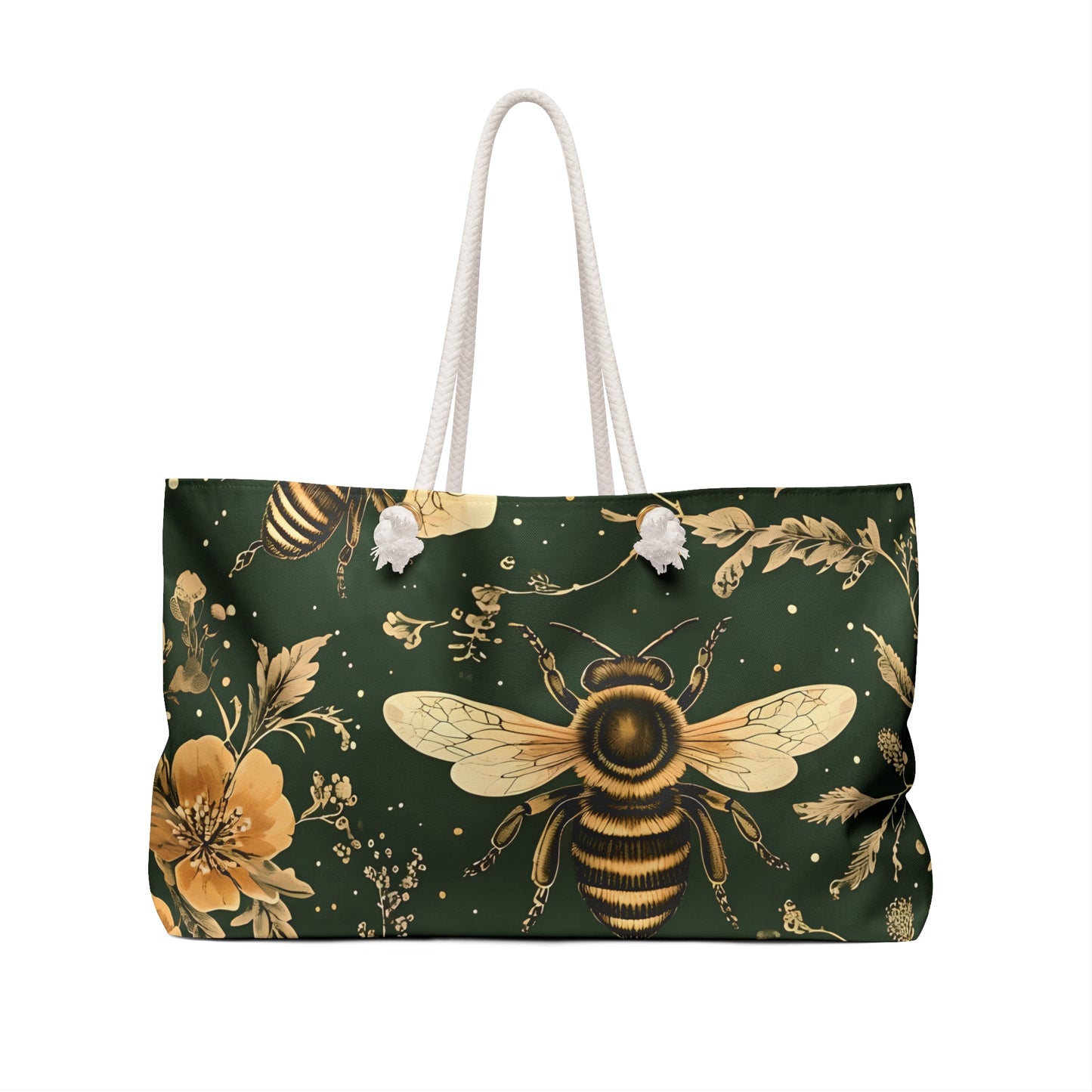 Bee Themed Weekender Bag - Stylish Travel Tote