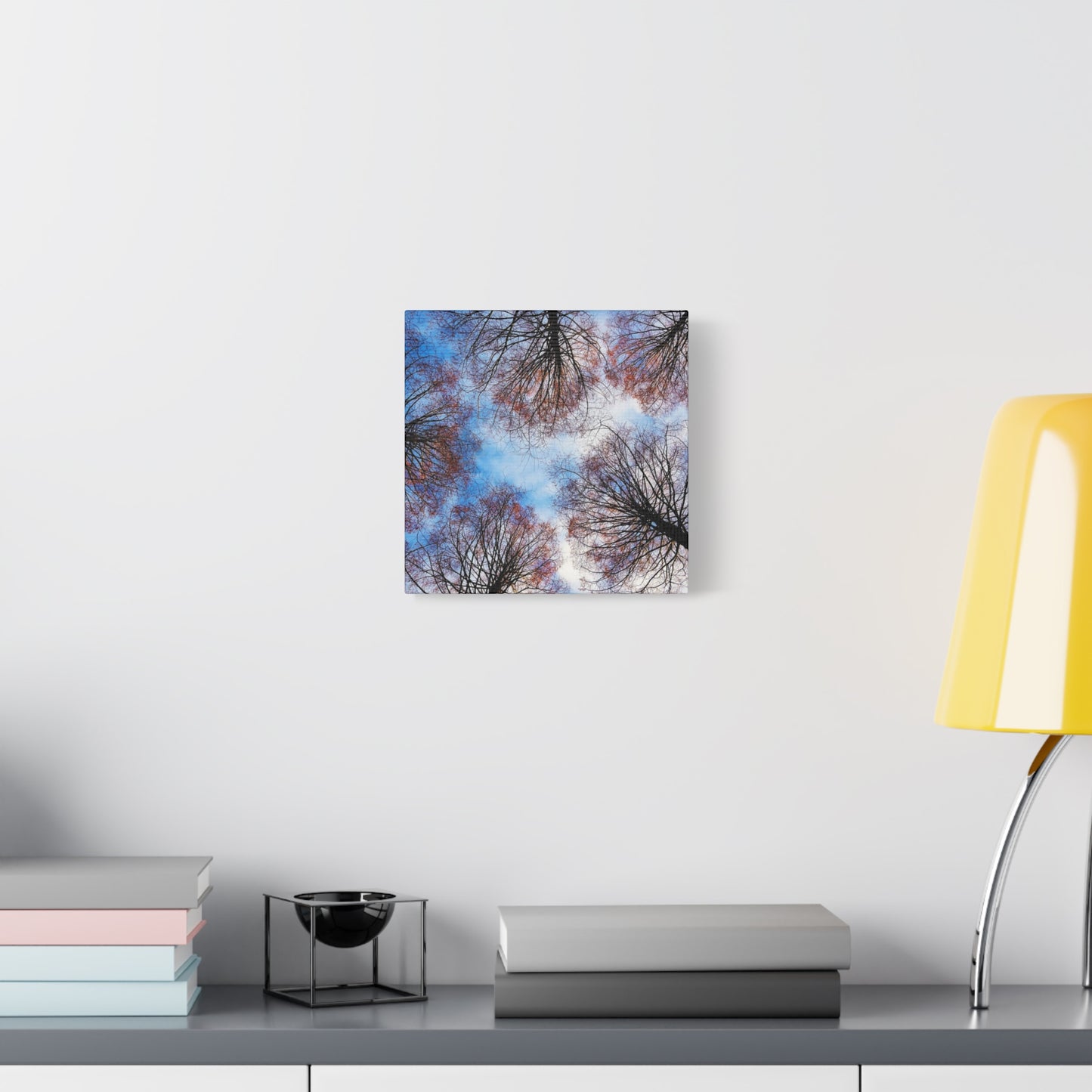 Winter Tree Canopy Matte Canvas Wall Art — Stretched 1.25"