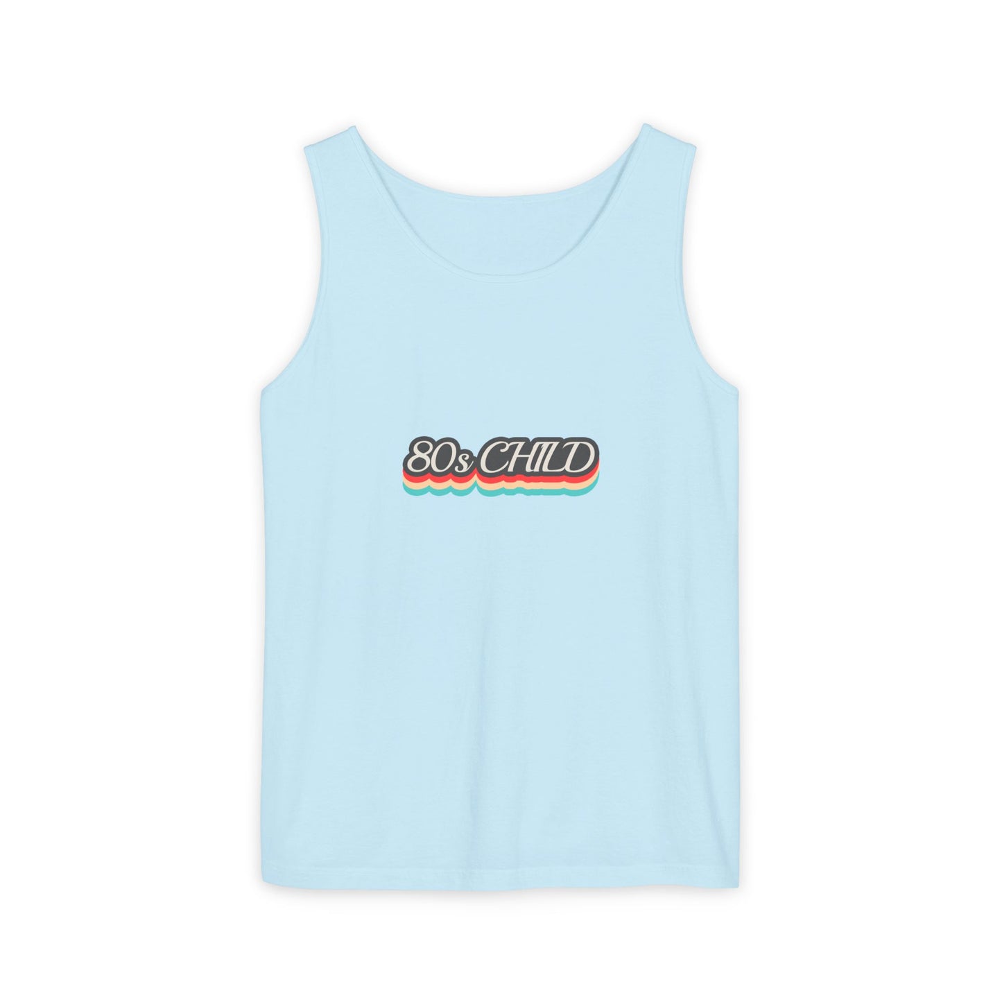 80s Child Unisex Tank Top | Retro Summer Wear, Vintage Style Shirt, Gift for 80s Lovers, Bohemian Fashion, Nostalgic Apparel