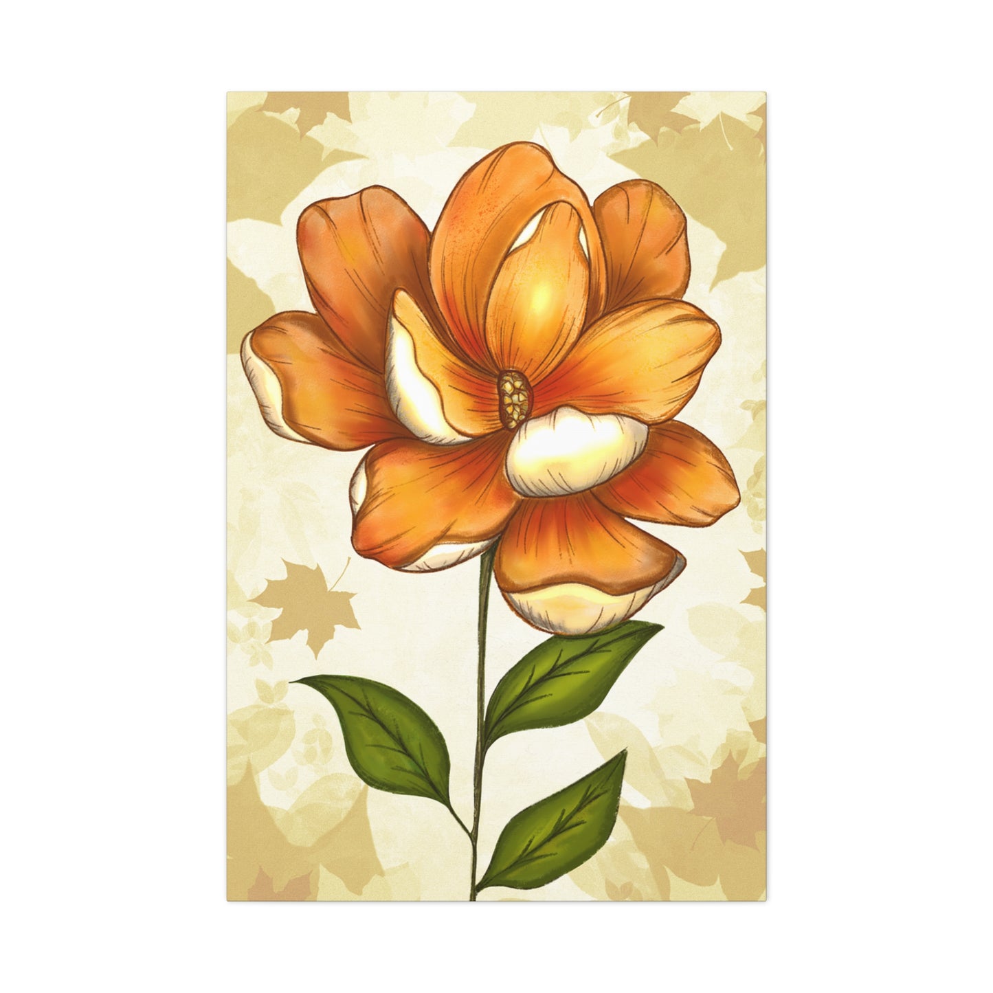 Copy of Matte Canvas, Stretched, 1.25" Tulips Pink and Purple Flowers