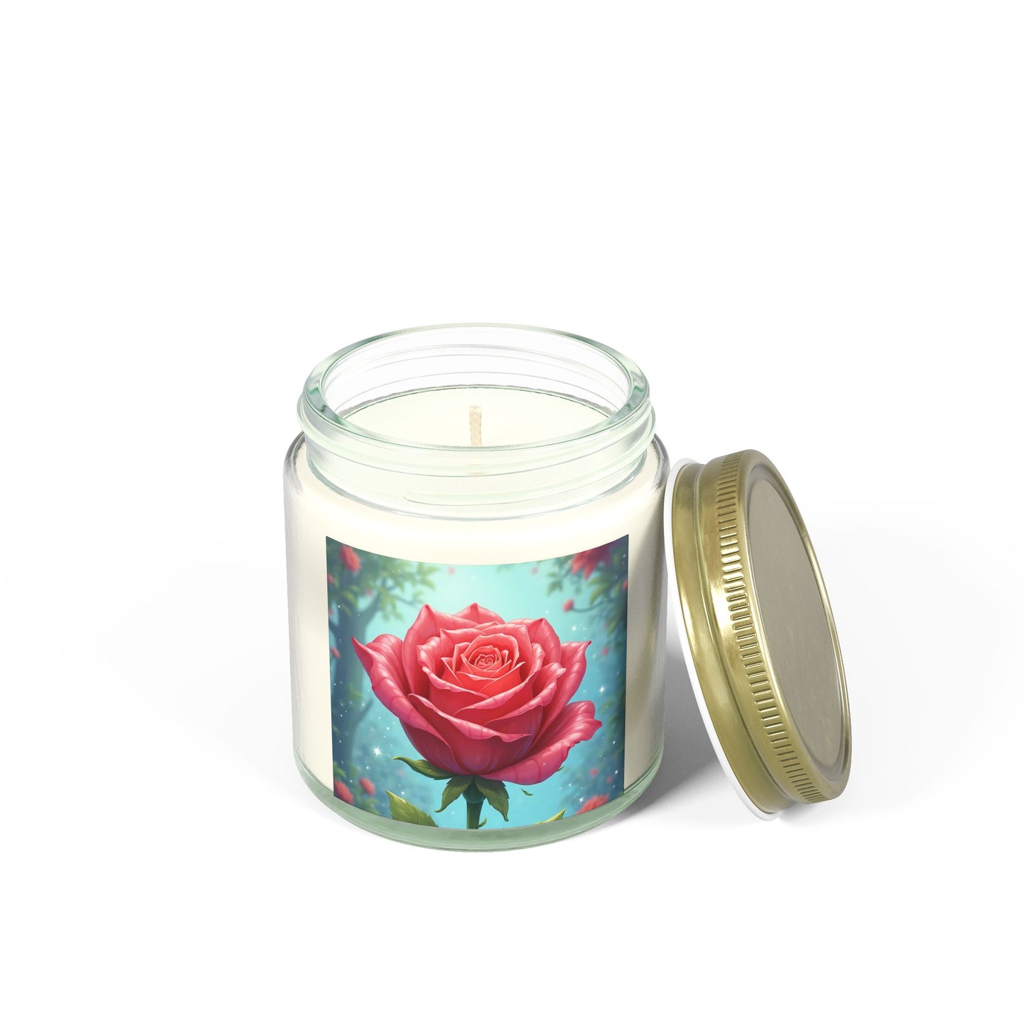 Rose Scented Candles, Aromatic Decor, Relaxing Gifts for Her, Birthday, Mother's Day, Home Fragrance