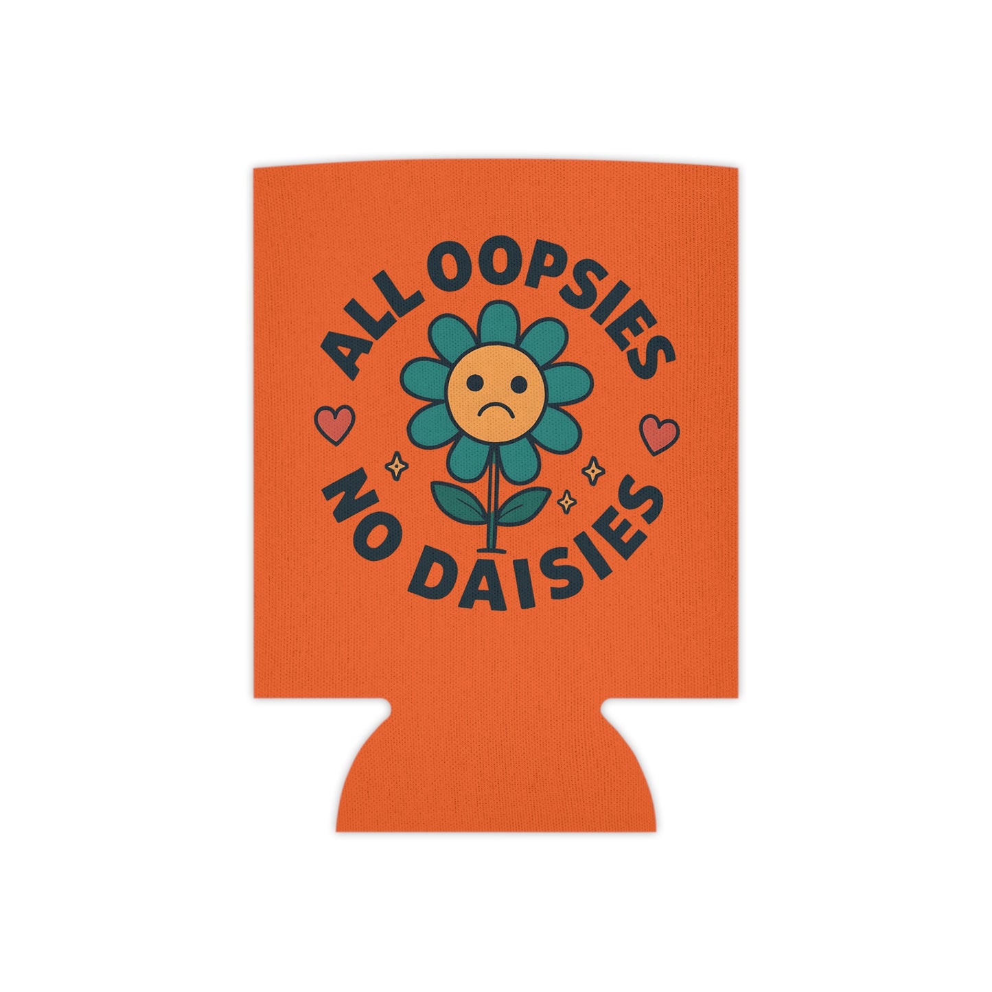 Cheerful Can Cooler with Flower Design - Great for Parties, Picnics, Gifts, Beach Days, and Summer Celebrations