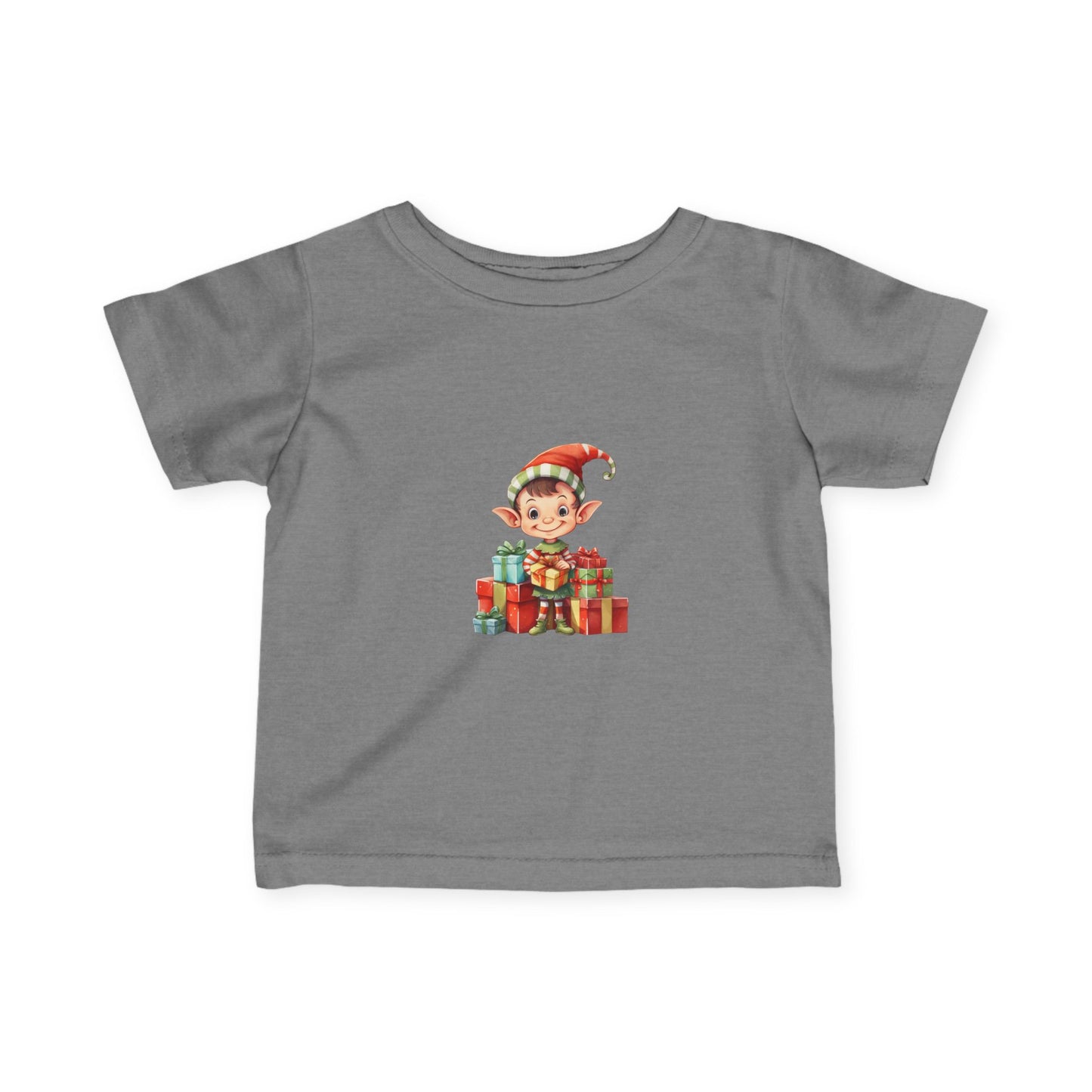 Christmas Elf Infant Tee, Cute Christmas Gift, Baby Holiday Outfit, Toddler Christmas Shirt, Kids Winter Apparel
