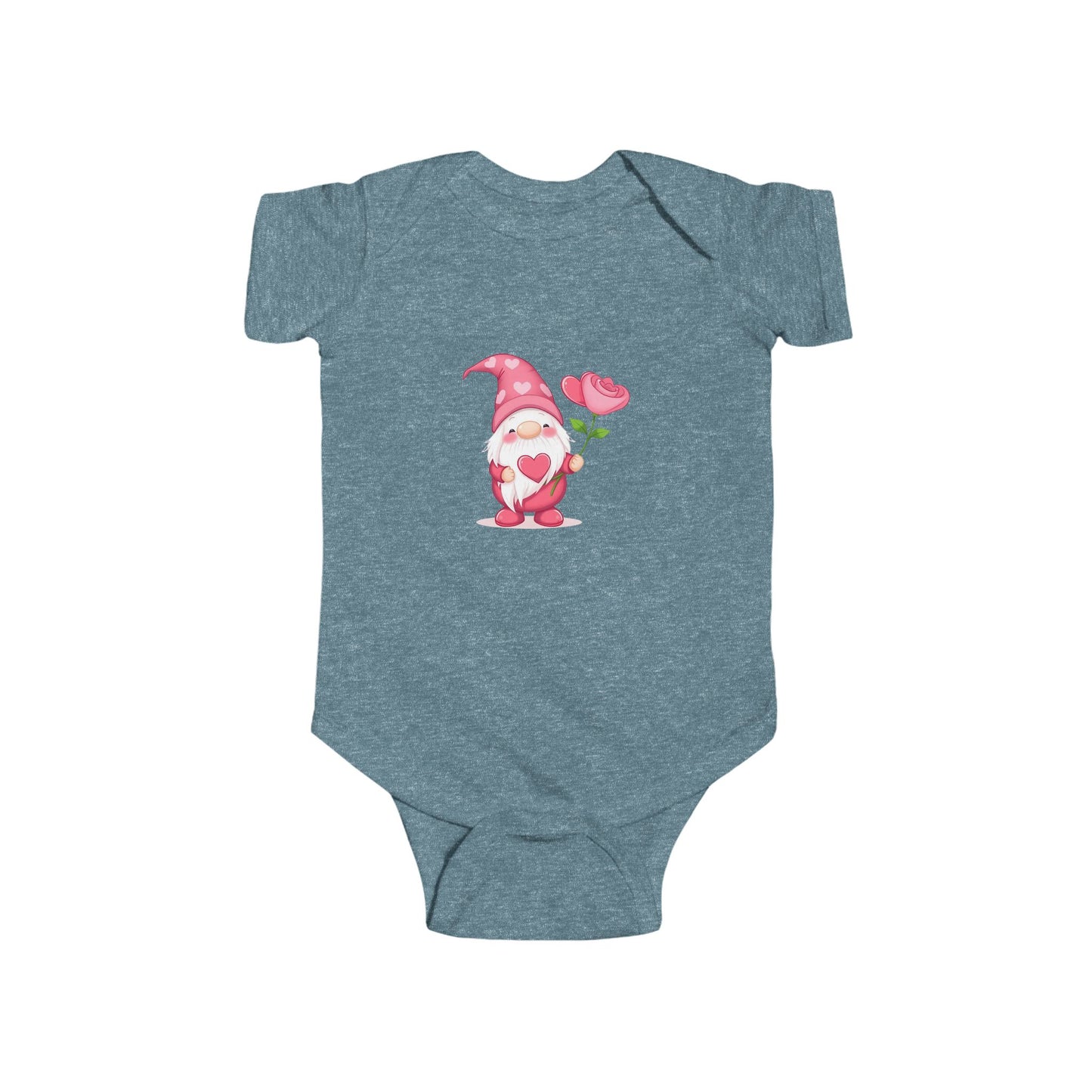 Cute Gnome Baby Bodysuit, Floral Infant Onesie, Newborn Gift, Baby Shower Essentials, Spring Outfit, Adorable Baby Clothes