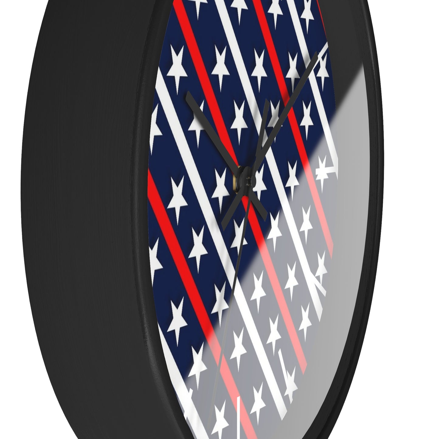 Wall Clock Red white and blue