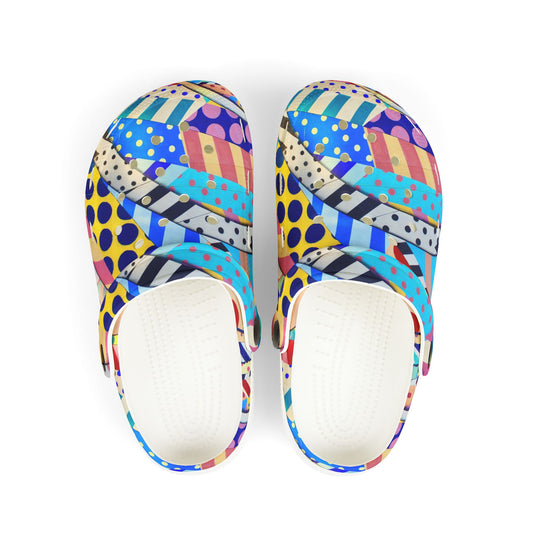 Colorful Kid's EVA Foam Clogs - Fun Slip-Ons for Playtime, Summer Adventures, Beach, Garden, Gift Ideas, Eco-Friendly, Kids Footwear
