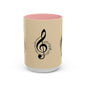 Musical Notes Coffee Mug - Perfect Gift for Music Lovers