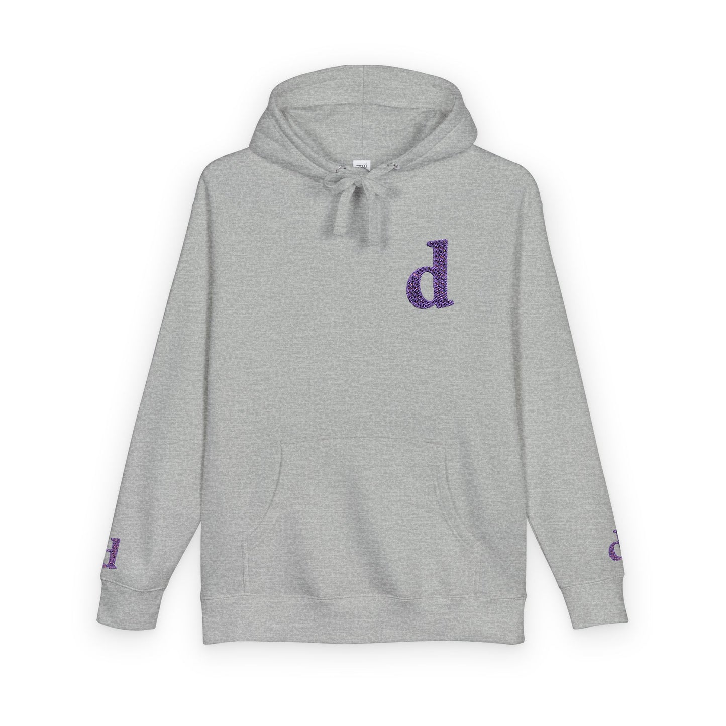 Floral Initial Unisex Fleece Hoodie | Cozy Casual Wear, Gifts for Her, Monogrammed Hooded Sweatshirt, Fall Fashion, Birthday Present