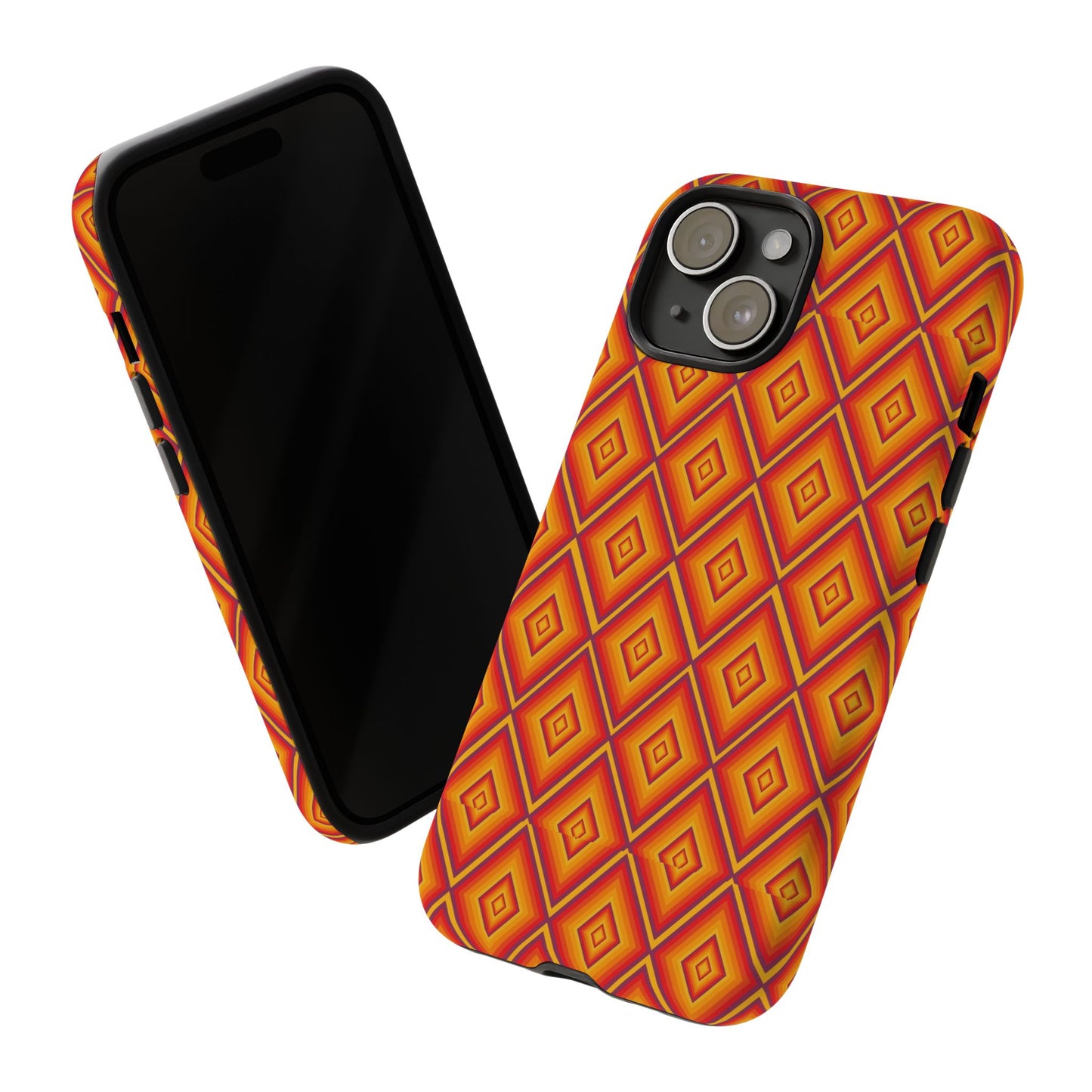 Geometric Phone Case, Tough Cases for Protection, Stylish Smartphone Cover, Vibrant Patterned Phone Accessory, Unique Gift Idea, [...]