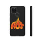 Stylish Phone Case, Hot Flames Design, Gift for Teens, Trendy Accessory, Protective Cover, Unique Phone Case