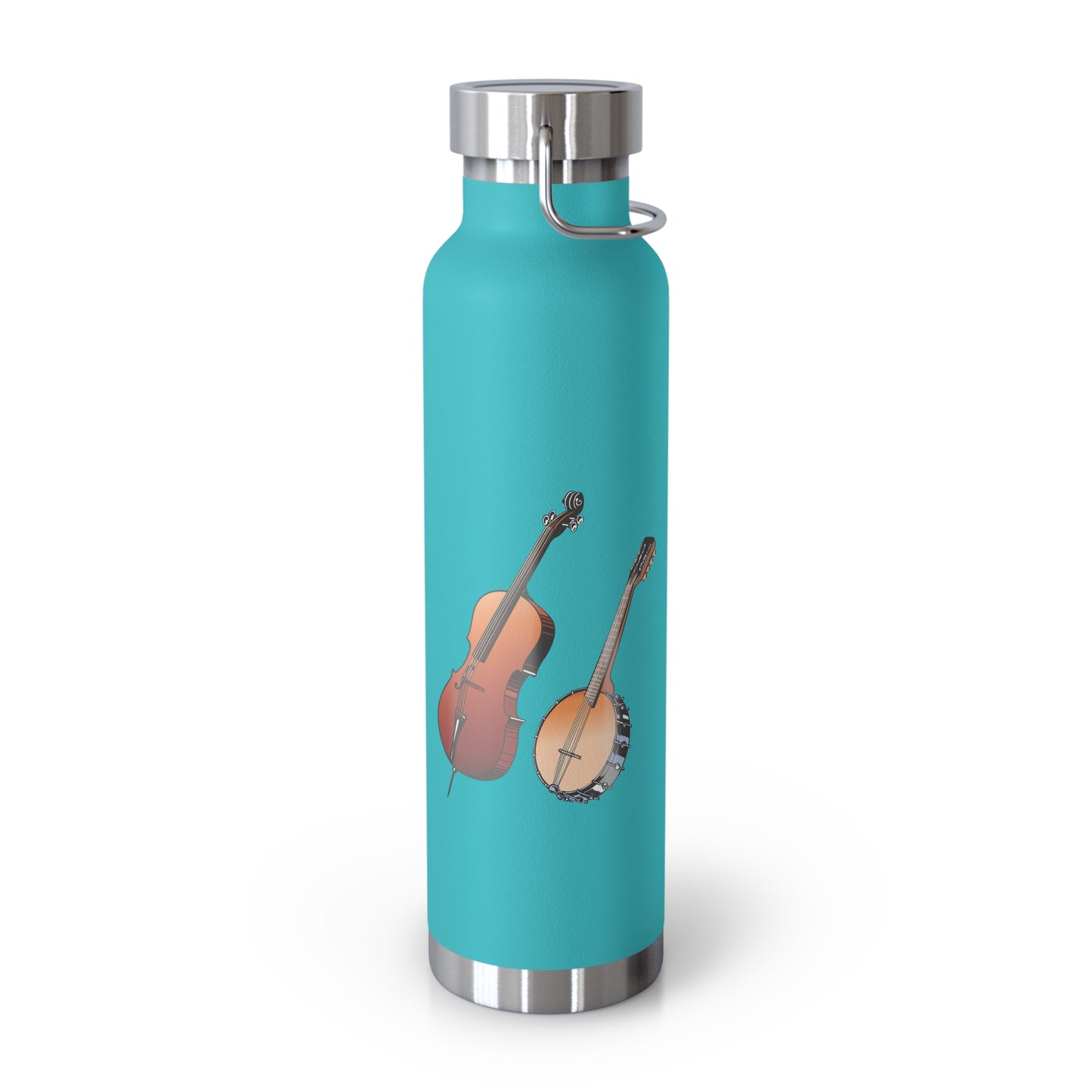 Musical Instruments Water Bottle | Copper Vacuum Insulated Bottle | Gift for Musicians, Music Lovers, Durable Travel Mug, Concert [...]