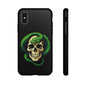 Skull & Snake Phone Case | Tough Cases, Protective Cover, Edgy Phone Accessories, Gothic Gift, Halloween Decor