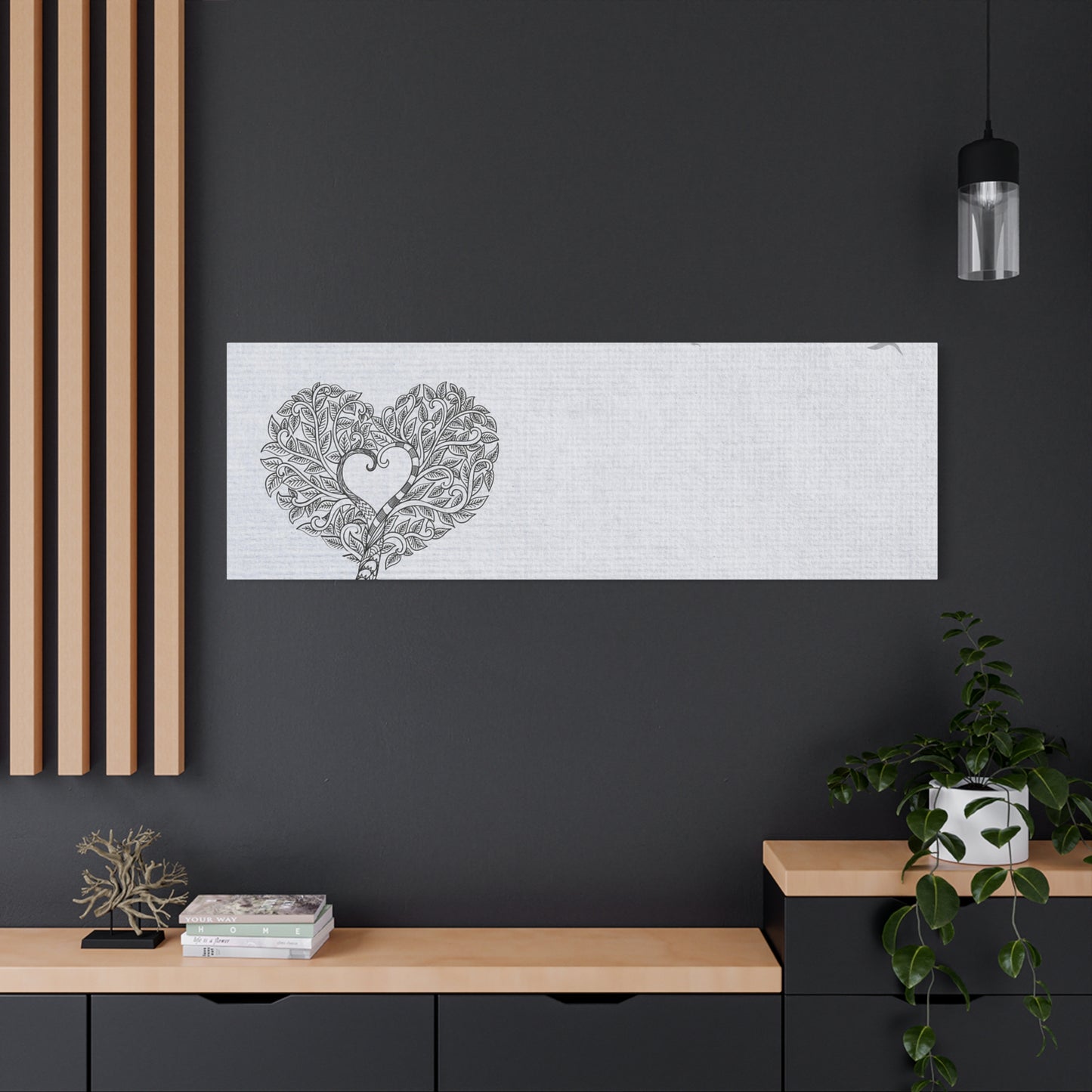 Matte Canvas, Stretched, 1.25" - Heart Tree