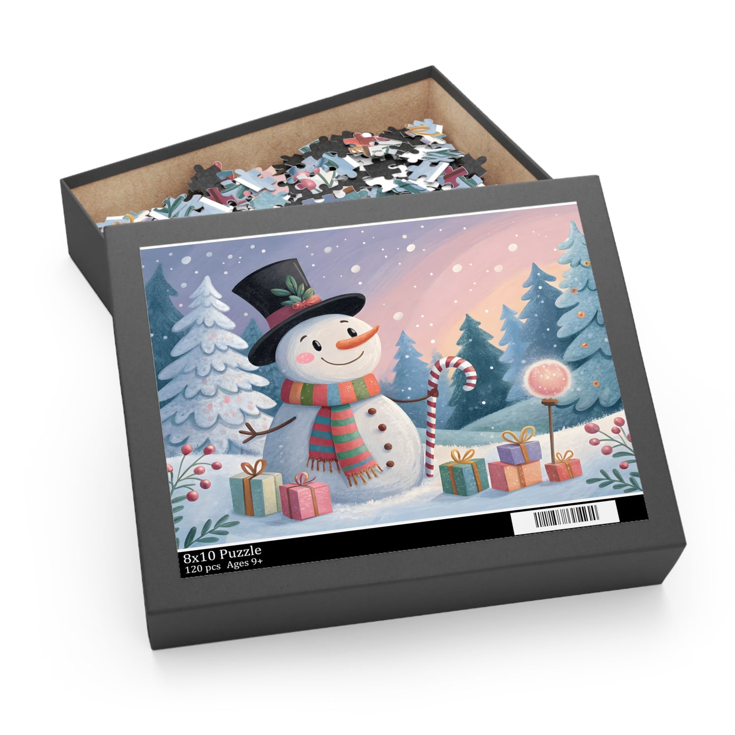 Heartwarming Snowman Puzzle for Cozy Family Nights, Holiday Decor, Gifts, Family Fun, Winter Activity, Christmas