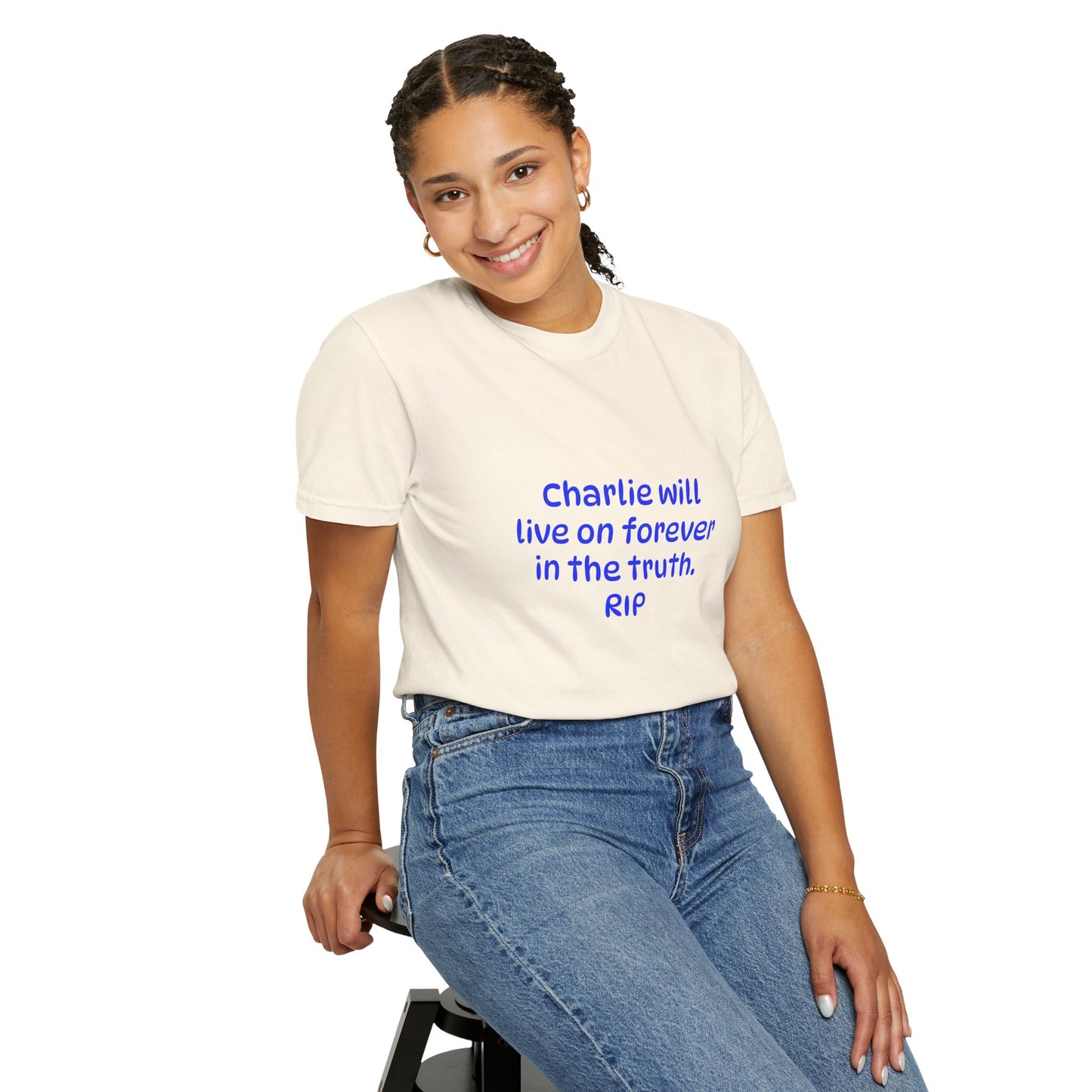 Inspirational Quote T-Shirt, Unisex Cotton Tee, Charlie Forever Shirt, Motivational Apparel, Gift for Friends, Casual Wear, Thoughtful [...]