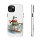 Snowman Phone Case – Winter Holiday Gift, Cute Snowman Design, Winter Accessories, Protective Phone Case, Unique Christmas Present