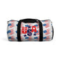 Patriotic Duffel Bag, Sports Gear, Travel Bag, Gym Bag, Fourth of July Gift, American Flag Design