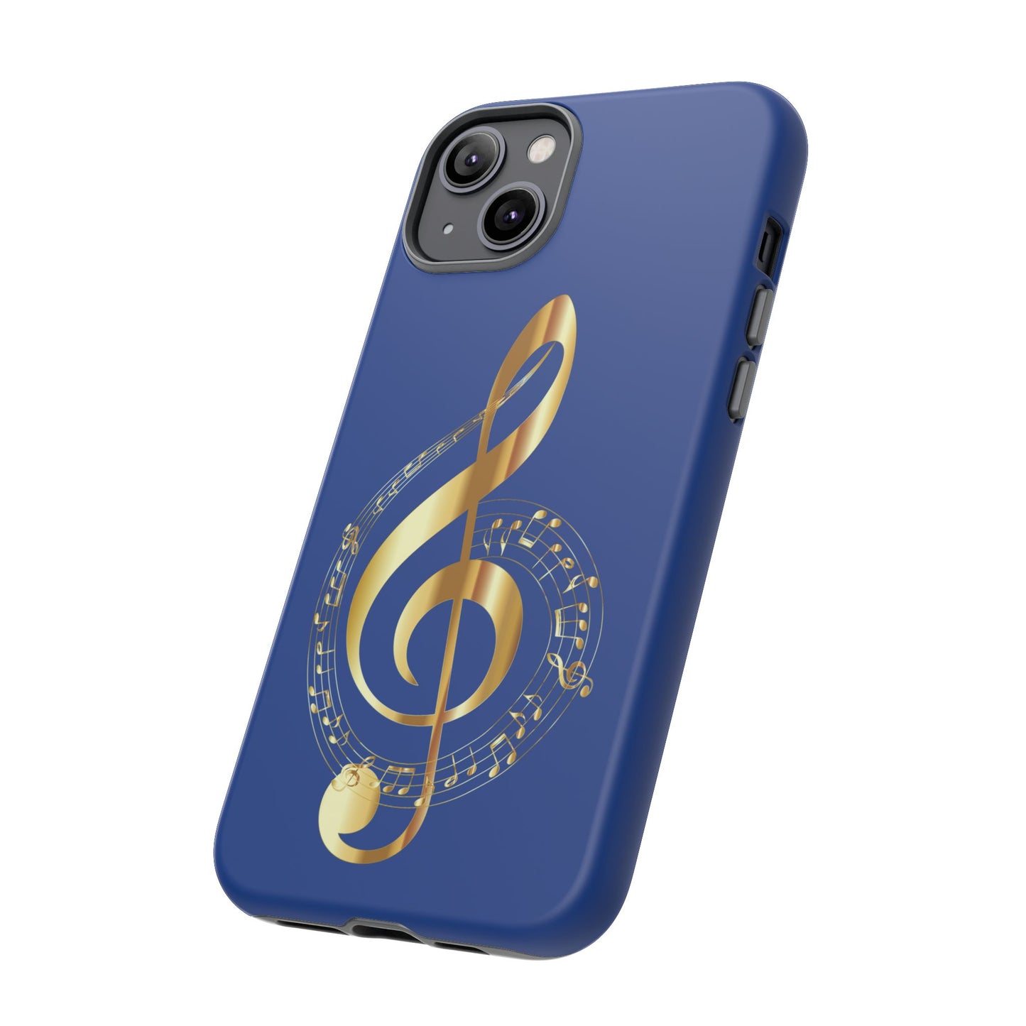 Tough Cases Blue and Gold Musical Note