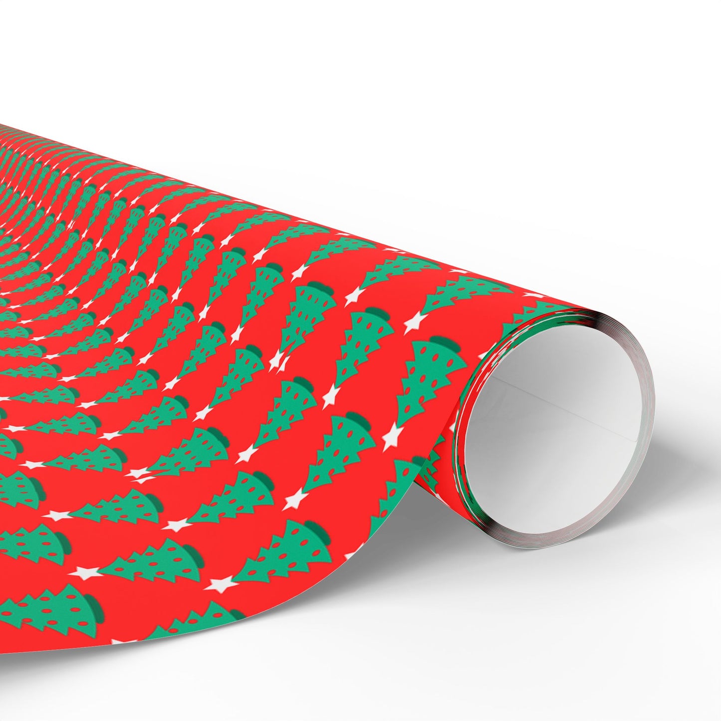 Festive Christmas Wrapping Paper, Holiday Gift Wrap, Cheerful Present Wrapping, Red and Green Tree Design, Holiday Parties, Christmas [...]