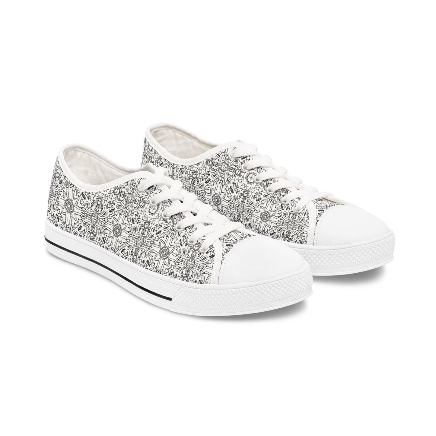 Stylish Women's Low Top Sneakers with Floral Design, Retro Casual Shoes for Every Occasion, Comfortable Fashion Sneakers, Spring [...]