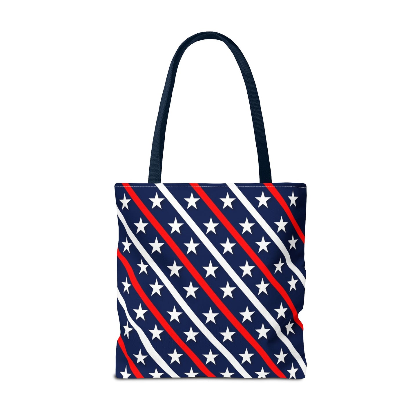 Patriotic Tote Bag, USA Flag Inspired, Star Patterned Purse, Summer BBQ, Independence Day, Memorial Day, Everyday Use