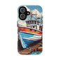 Colorful Fishing Boat Phone Case | Nautical Gift, Marine Design, Coastal Aesthetic, Summer Vibes, Sea Lover's Accessory