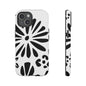 Stylish Phone Case with Floral Design, Tough Phone Cover for Her, Trendy Black and White Cell Phone Case, Unique Gift for Birthdays [...]