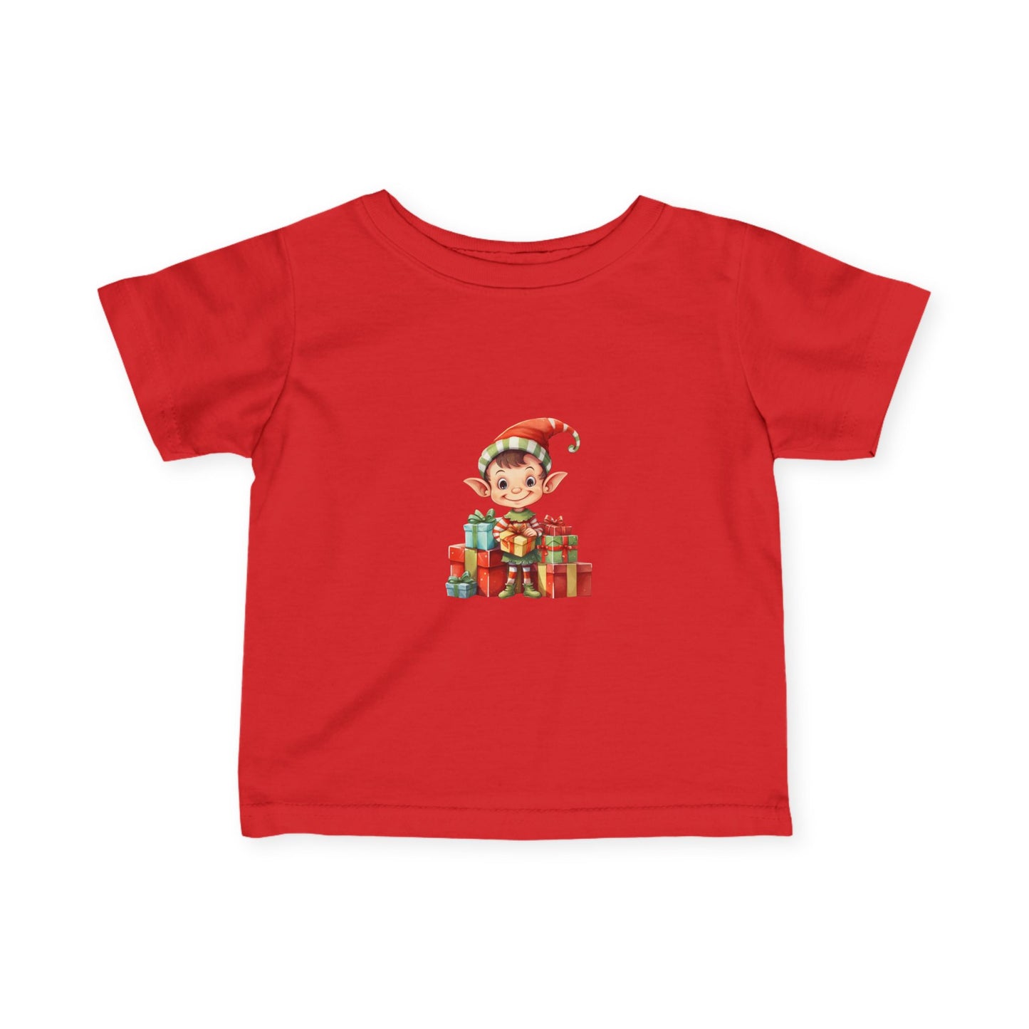 Christmas Elf Infant Tee, Cute Christmas Gift, Baby Holiday Outfit, Toddler Christmas Shirt, Kids Winter Apparel