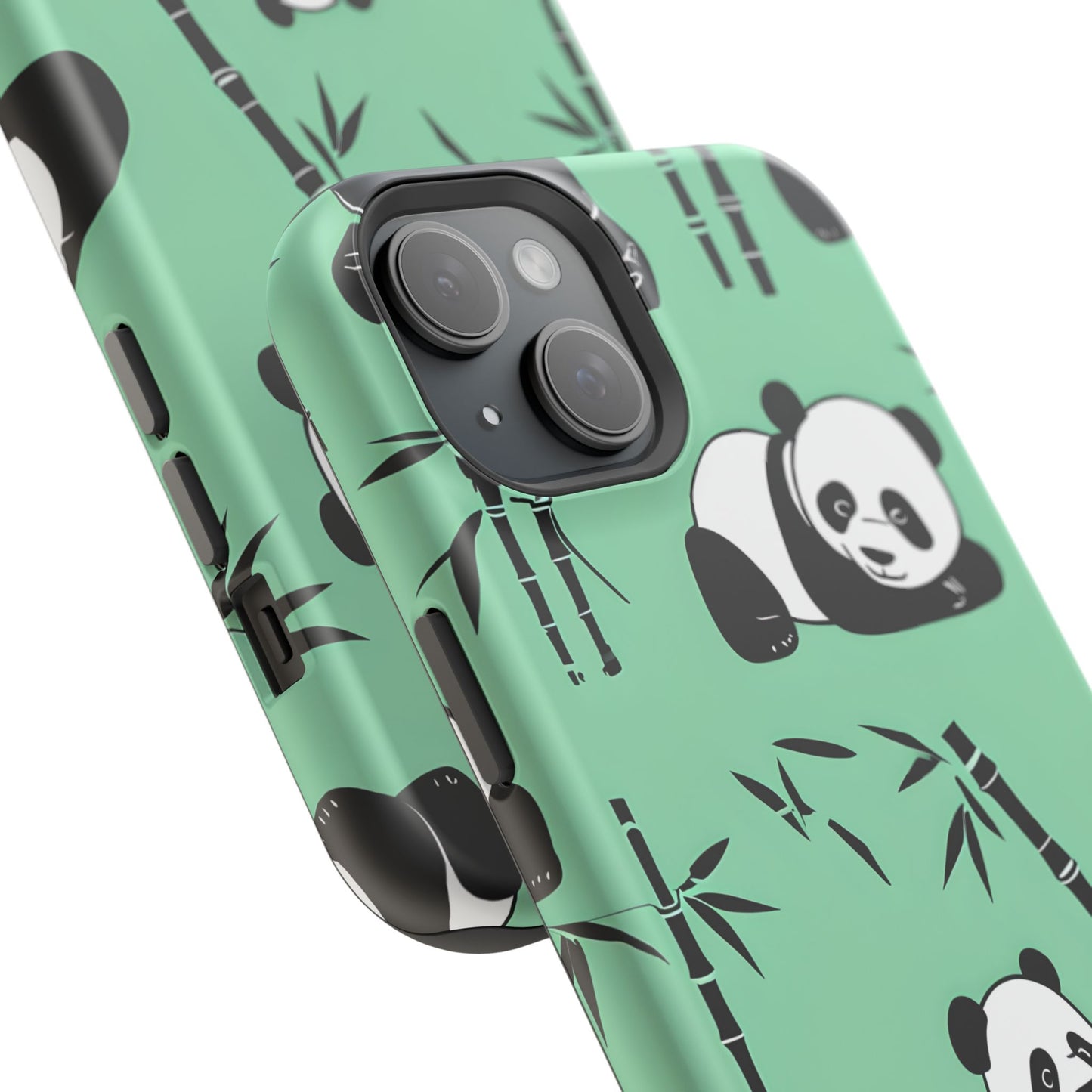 Panda Bamboo Magnetic Impact-Resistant Phone Case