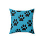 Pet Lover's Decorative Pillow, Dog Paw Print Accent Cushion, Cozy Pet Themed Home Decor, Gift for Dog Owners, Animal Lover's Pillow