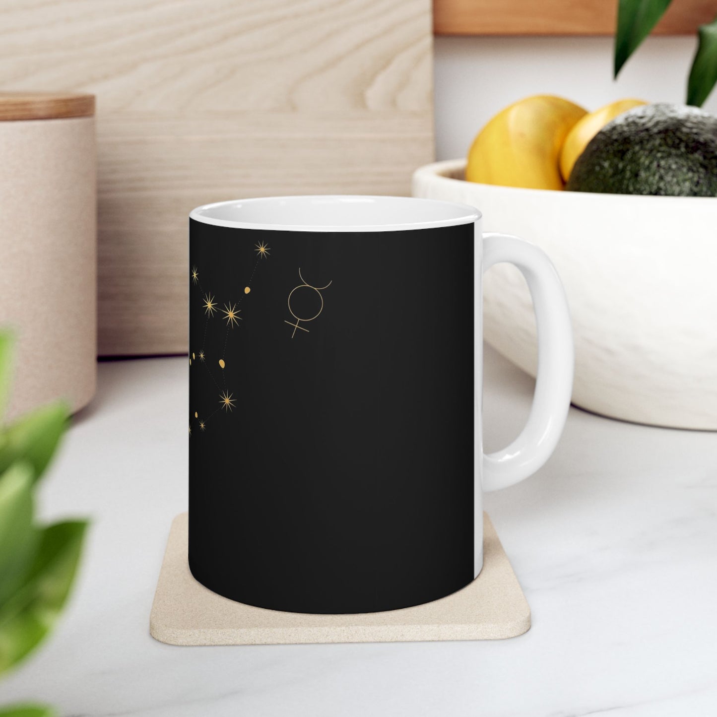 Virgo Constellation Ceramic Mug — Zodiac Astrology Coffee Cup (11oz/15oz)