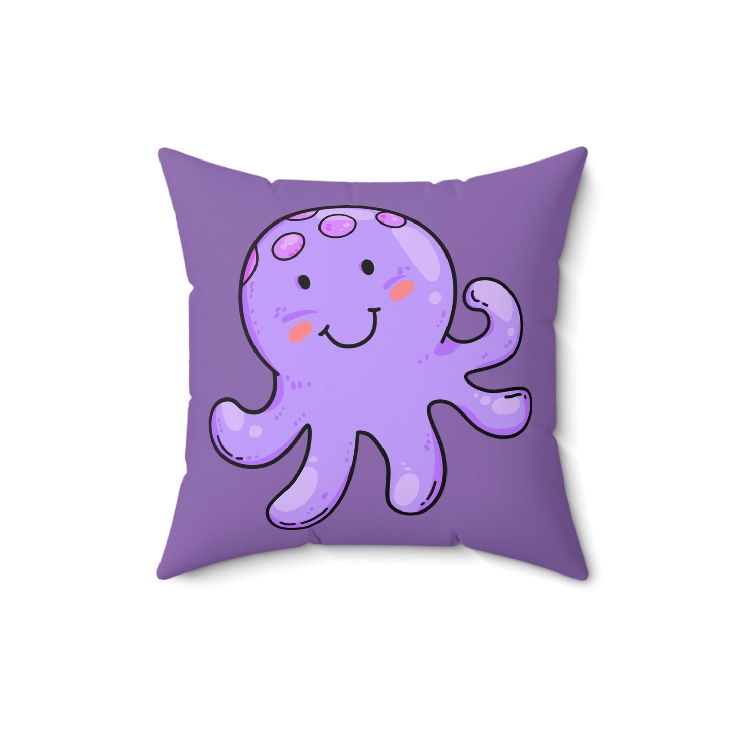 Cute Octopus Decorative Pillow, Playful Cushion for Kids, Ocean-Themed Home