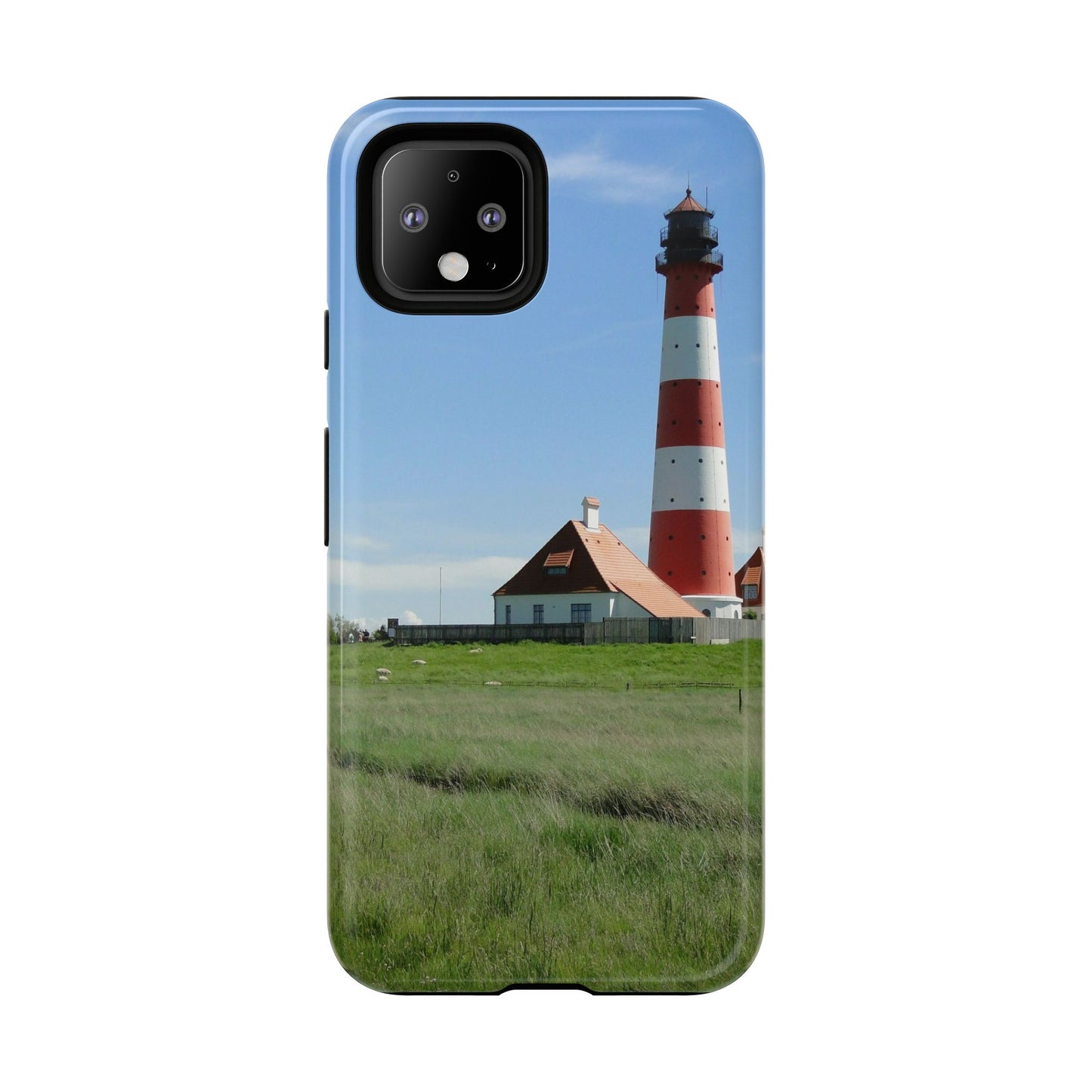 Lighthouse Phone Case - Coastal Vibes, Nautical Gift, Ocean Lover Accessory, Beach Aesthetic, Customizable Design