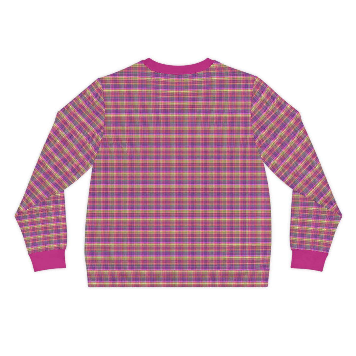Colorful Checkered Lightweight Sweatshirt, Casual Wear, Cozy Gift, Everyday Style, Spring Fashion, Unique Print