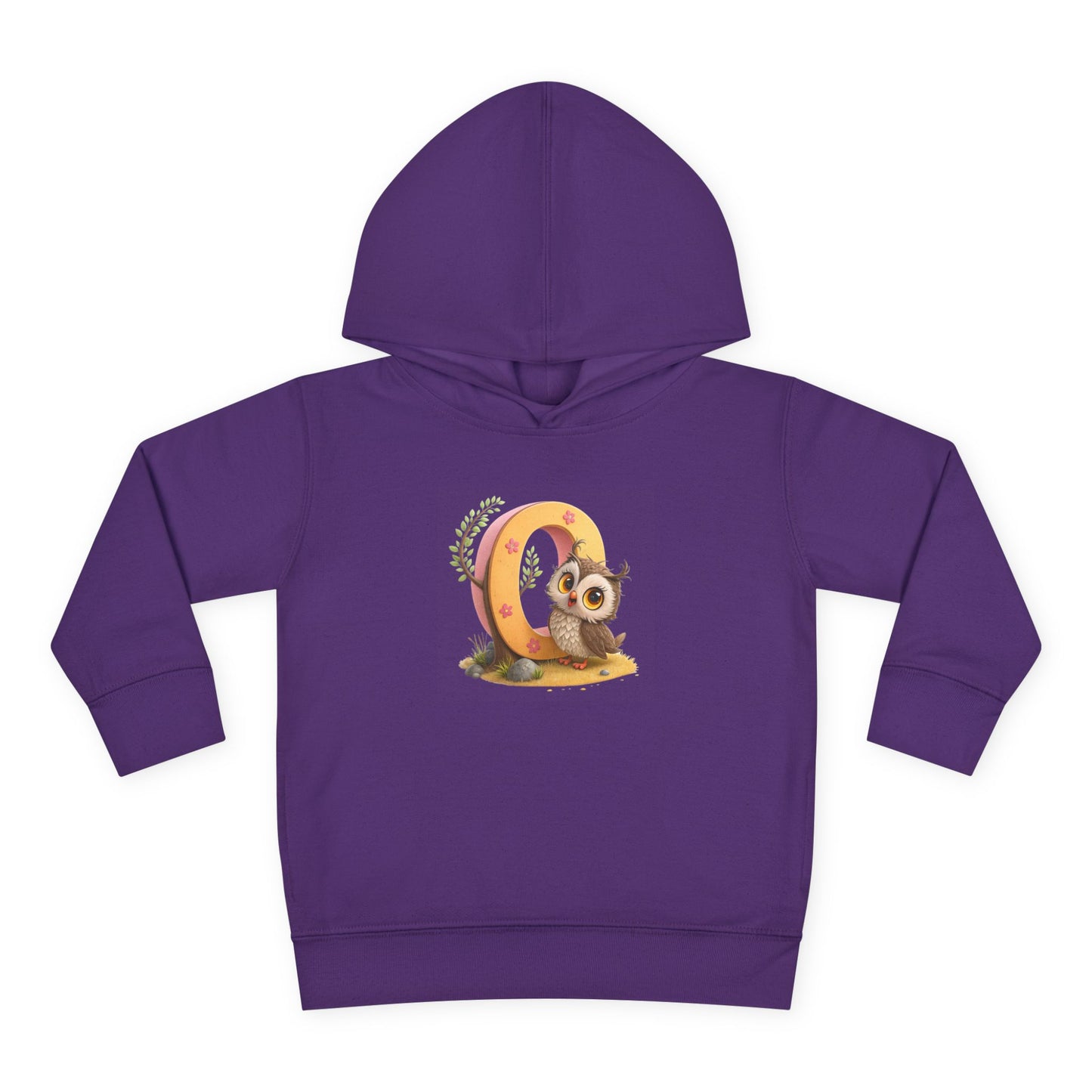 Adorable Toddler Owl Pullover Fleece Hoodie, Cute Kids Hoodie, Owl Design, Cozy Toddler Apparel, Perfect for Gifts and Playtime