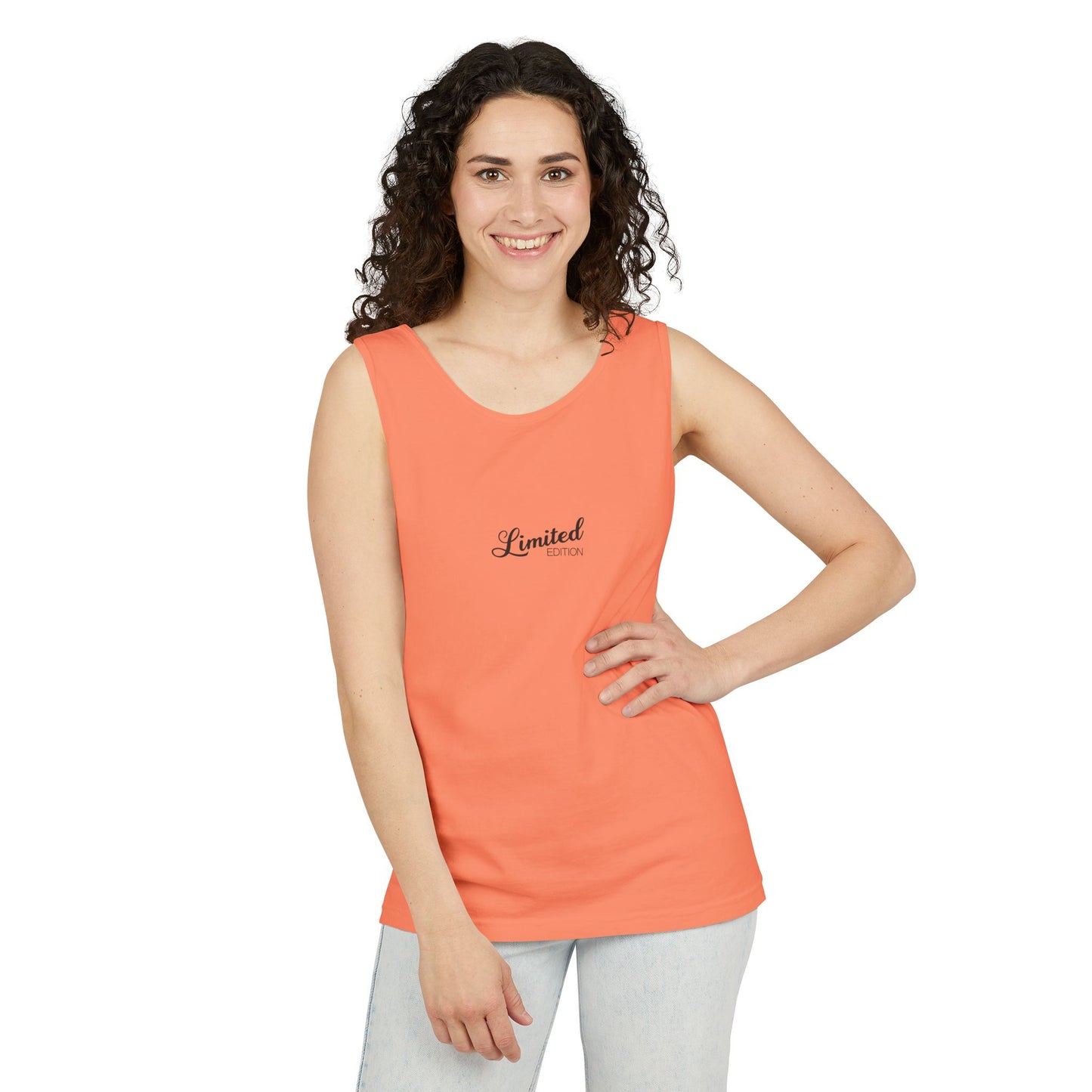 Limited Edition Unisex Garment-Dyed Tank Top, Summer Fashion, Beachwear, Gift for Him & Her, Casual Style, Relaxed Fit