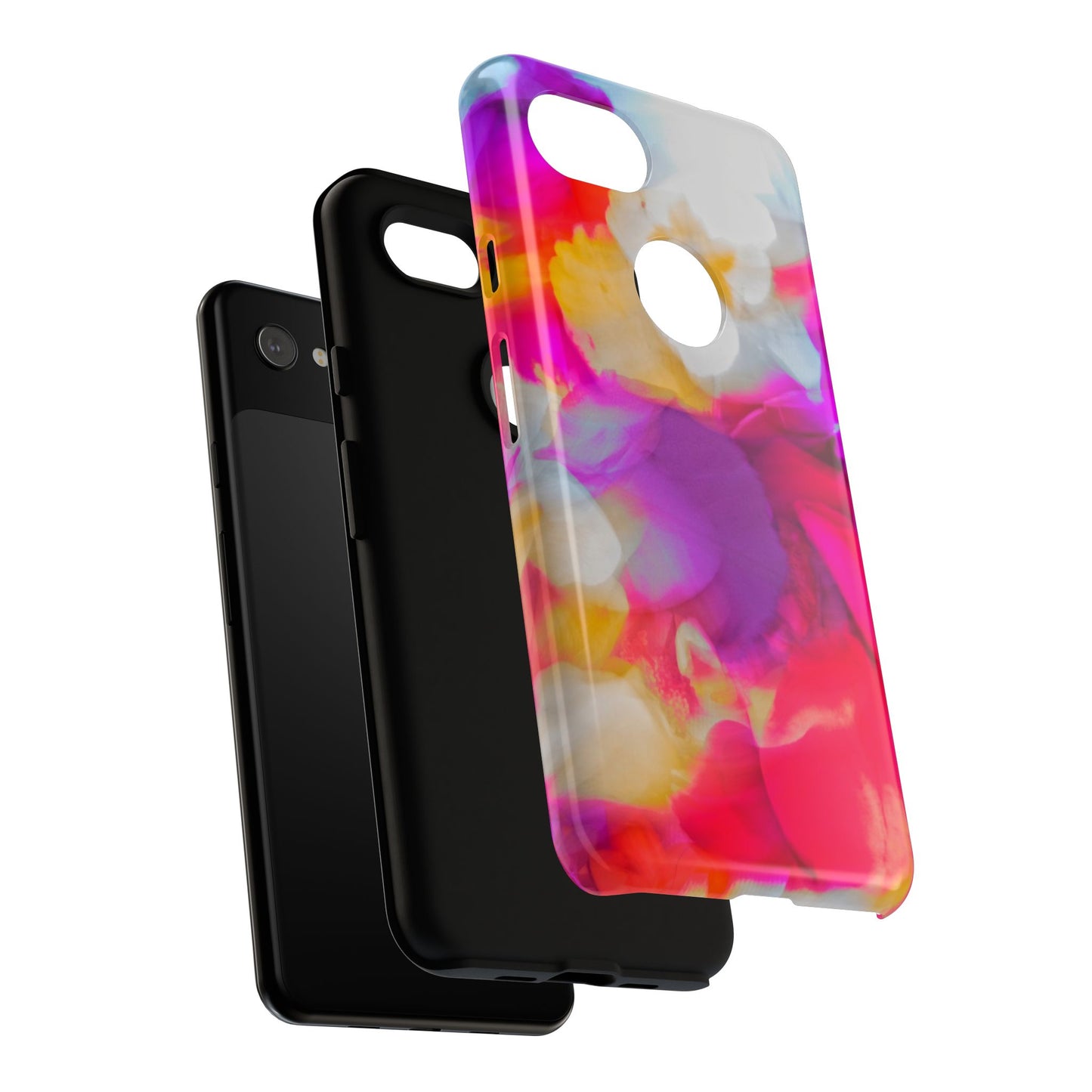 Floral Phone Case: Stylish Art for Your Device, Tough Cases, Gift for Her, Flower Print, Trendy Accessories, Phone Protection
