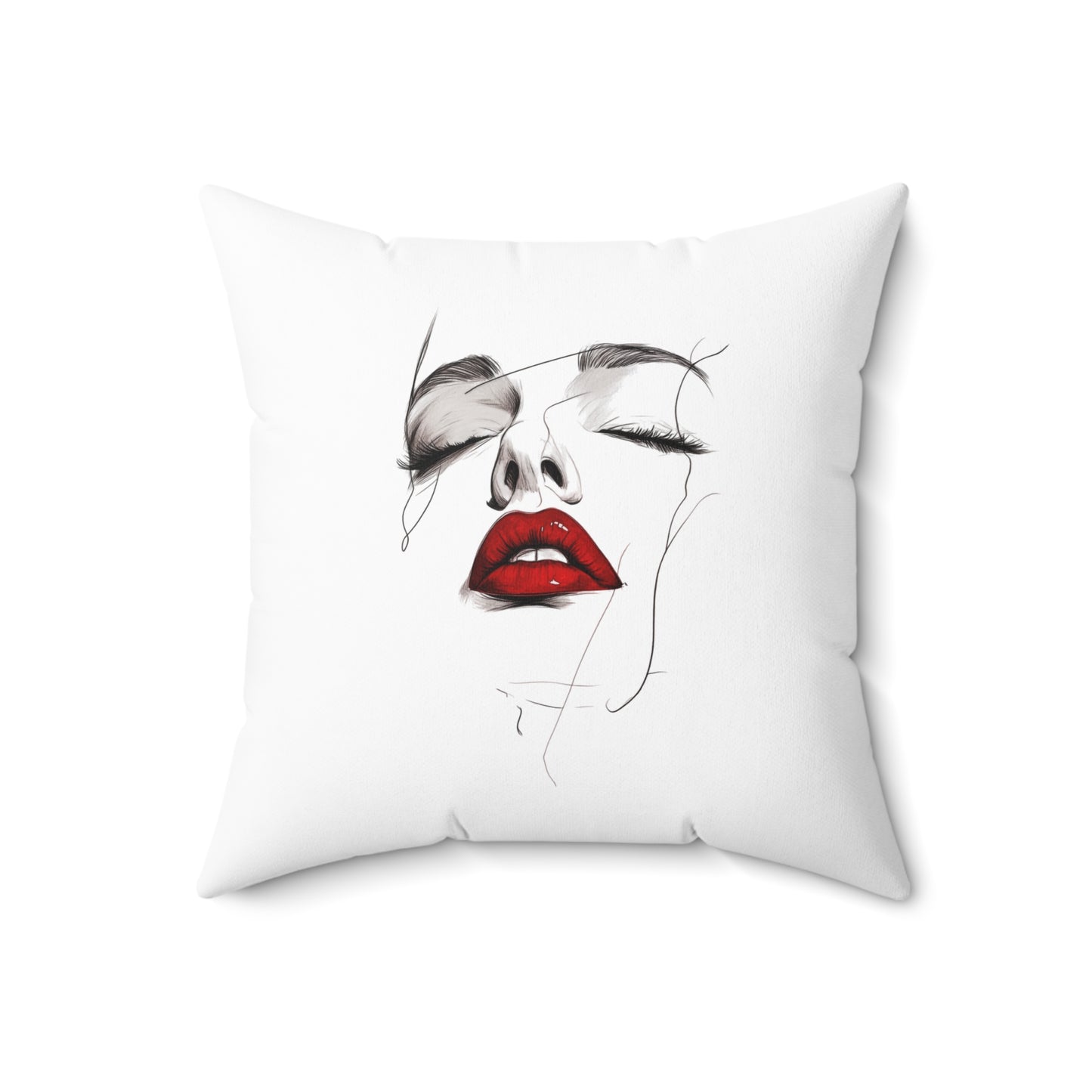 Chic Art Pillow, Stylish Home Decor, Modern Throw Cushion, Fashion-Inspired Accent Pillow, Gift for Art Lovers