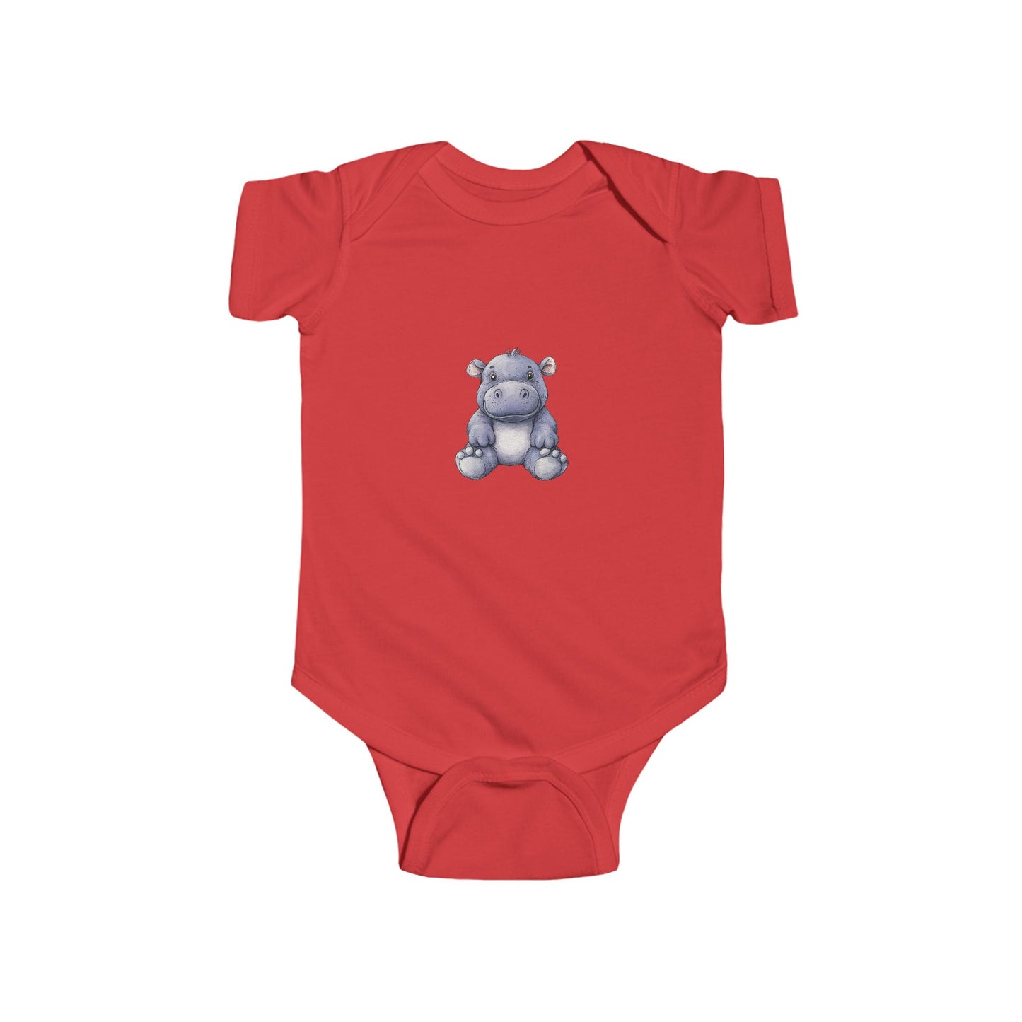 Cute Hippo Infant Bodysuit, Baby Shower Gift, Toddler Outfit, Newborn Apparel, Cute Animal Wear, Infant Clothing