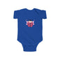 Cute Pink Ladybug Infant Bodysuit – Baby Girl Onesie with Heart Dots