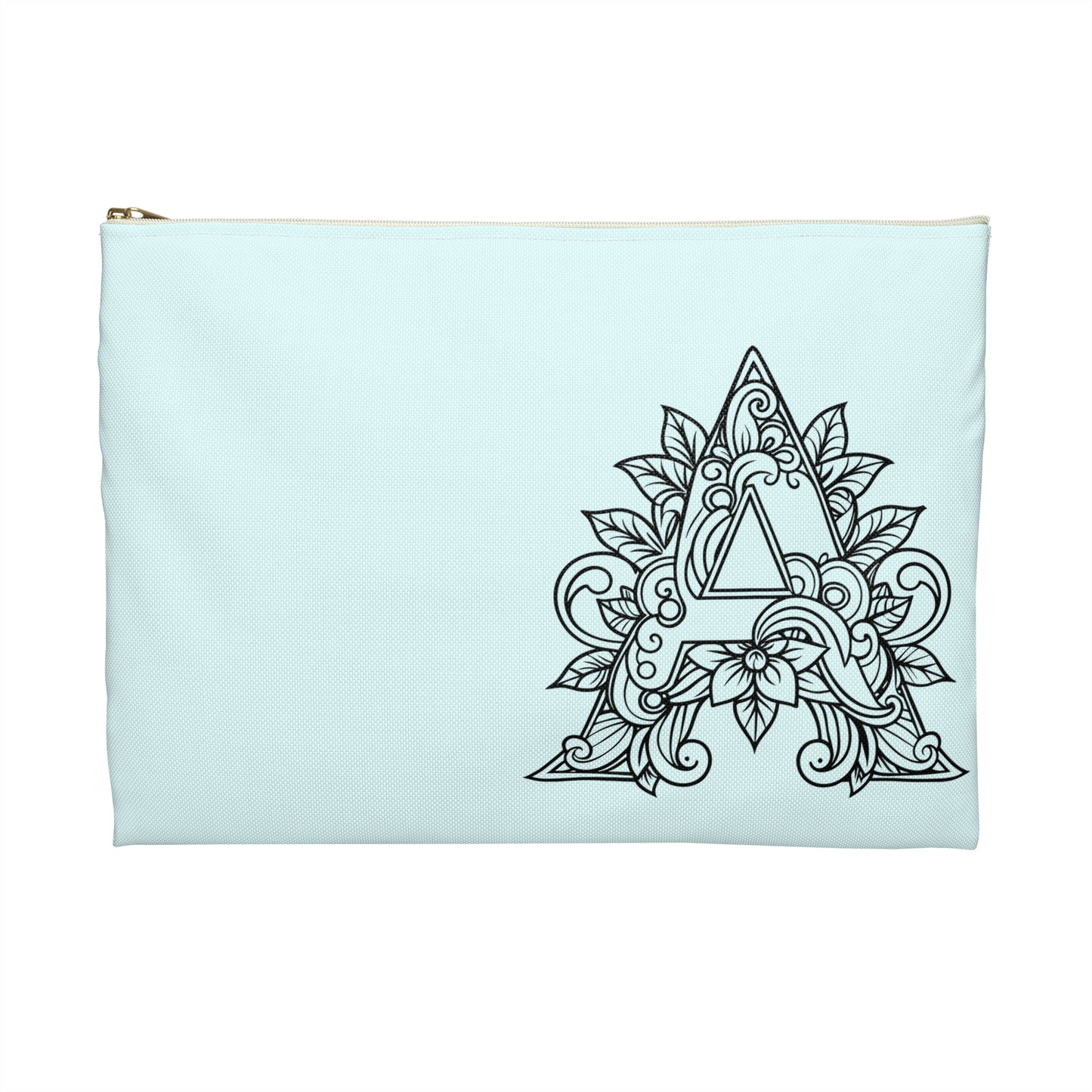 Bohemian Accessory Pouch for Organized Essentials - Letter A