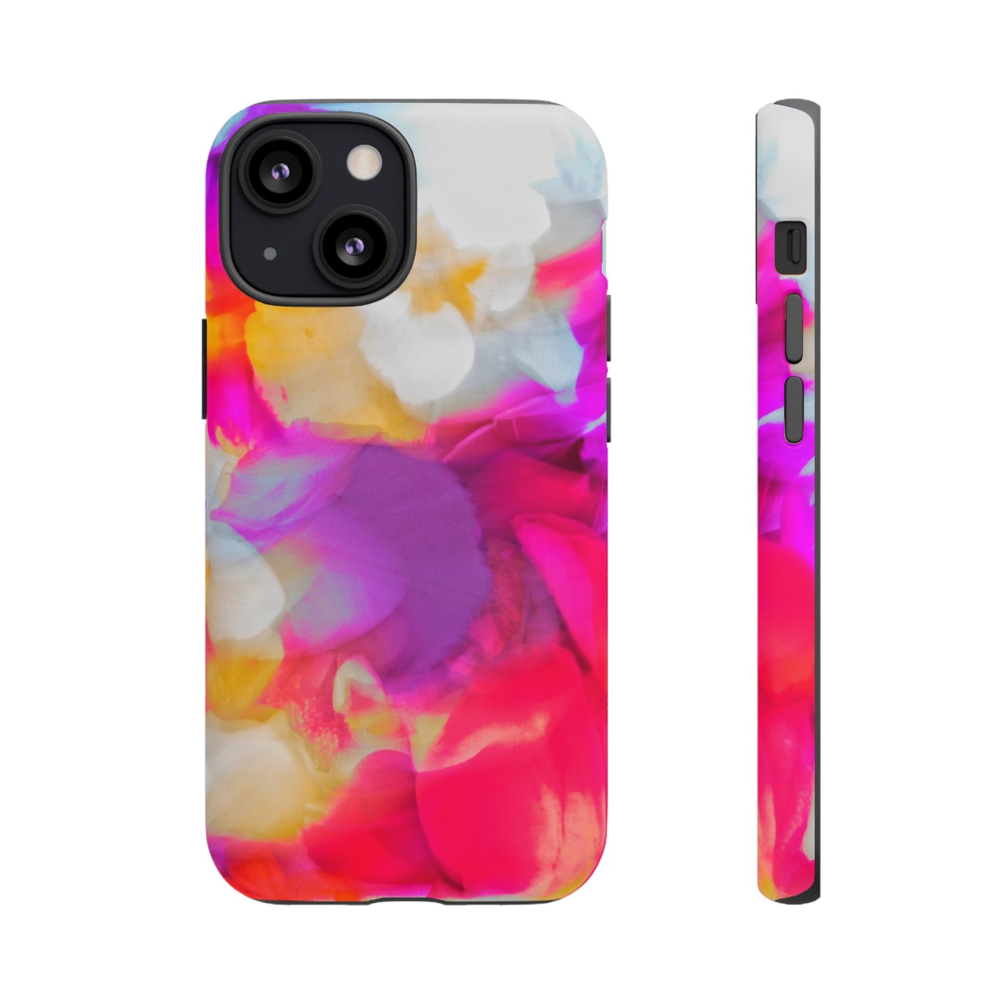 Floral Phone Case: Stylish Art for Your Device, Tough Cases, Gift for Her, Flower Print, Trendy Accessories, Phone Protection
