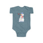 Winter Snowman Baby Bodysuit, Cute Infant Onesie, Holiday Gift, Baby Shower Present, Christmas Outfit, Newborn Clothing