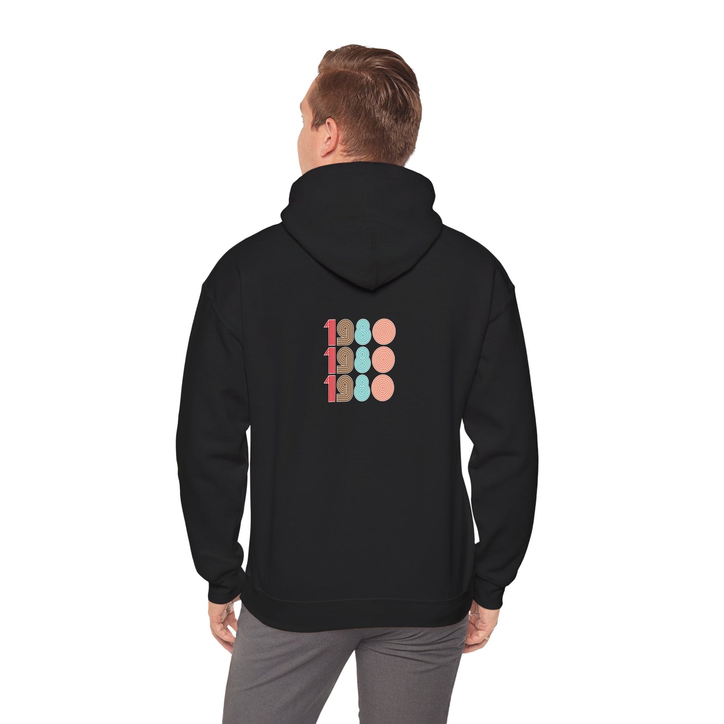 80s Childhood Unisex Hoodie, Retro 80s Sweatshirt, Vintage Style Clothing, Gift for 80s Fans, Cozy Pullover, Nostalgic Apparel