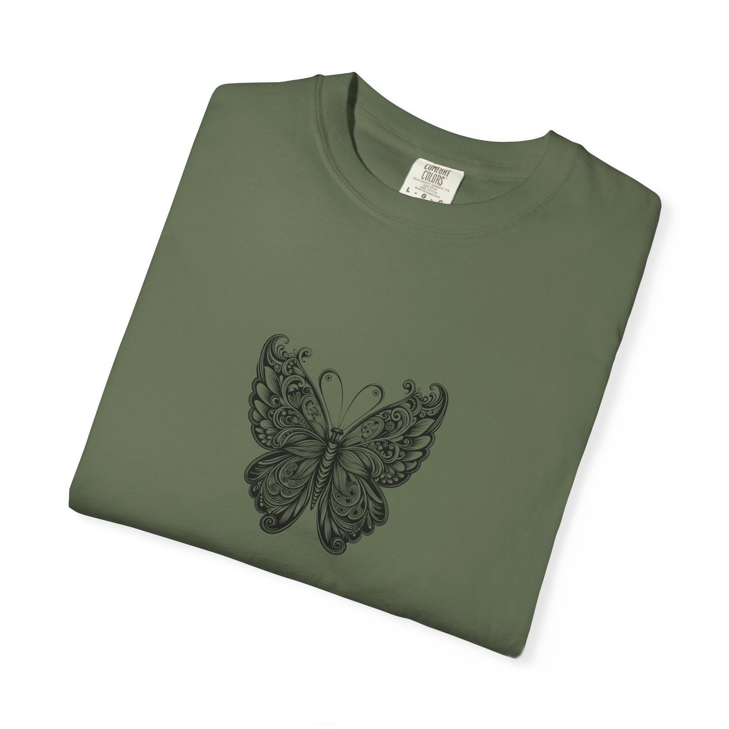 Bohemian Butterfly T-shirt, Unisex Clothing, Nature Inspired Tee, Gift for Her, Casual Wear, Summer Fashion