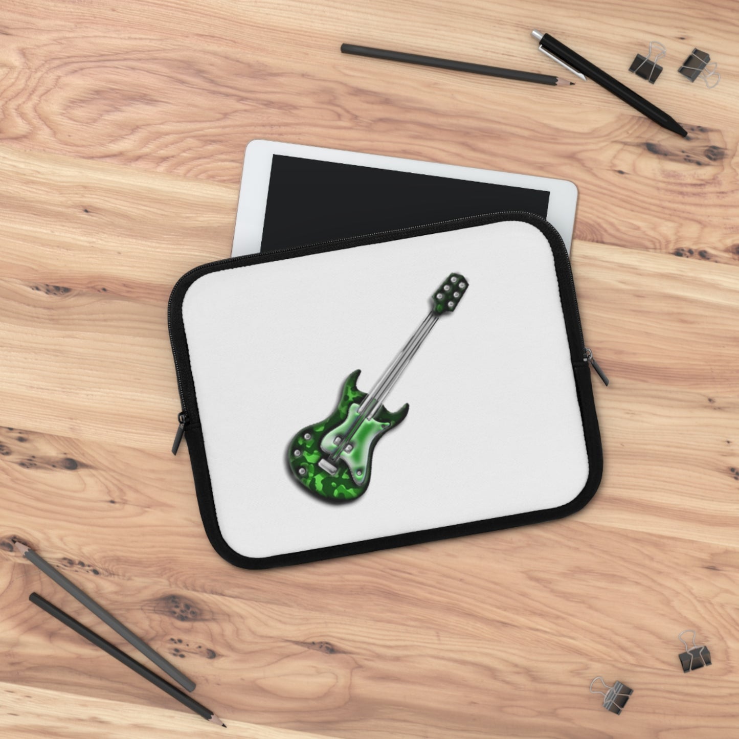 Rockin' Guitar Laptop Sleeve | Music Lover's Accessory, Gift for Musicians, Tech Gear for Students and Professionals, Holiday Present